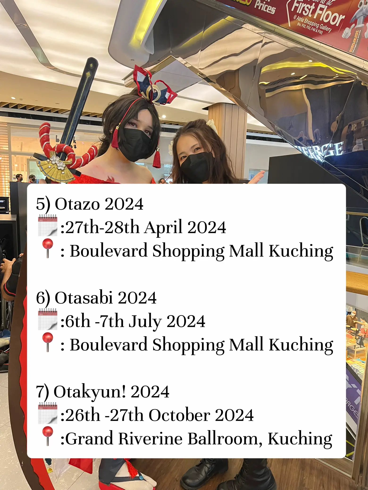 2024 Anime Events!😍🦸 Galeri disiarkan oleh Sheron1707 Lemon8