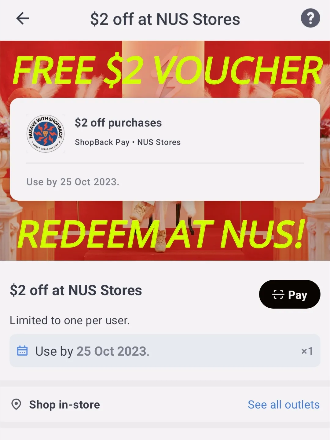 FREE 2 Shopback Voucher Promo Code! No Min 🏃👟💨 แกลเลอรีที่โพสต์โดย