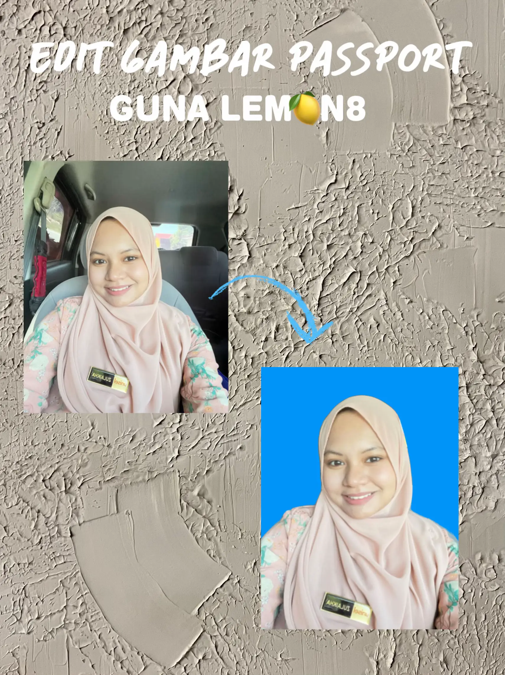 Cara Edit Gambar Passport Guna Canva - Carian Lemon8