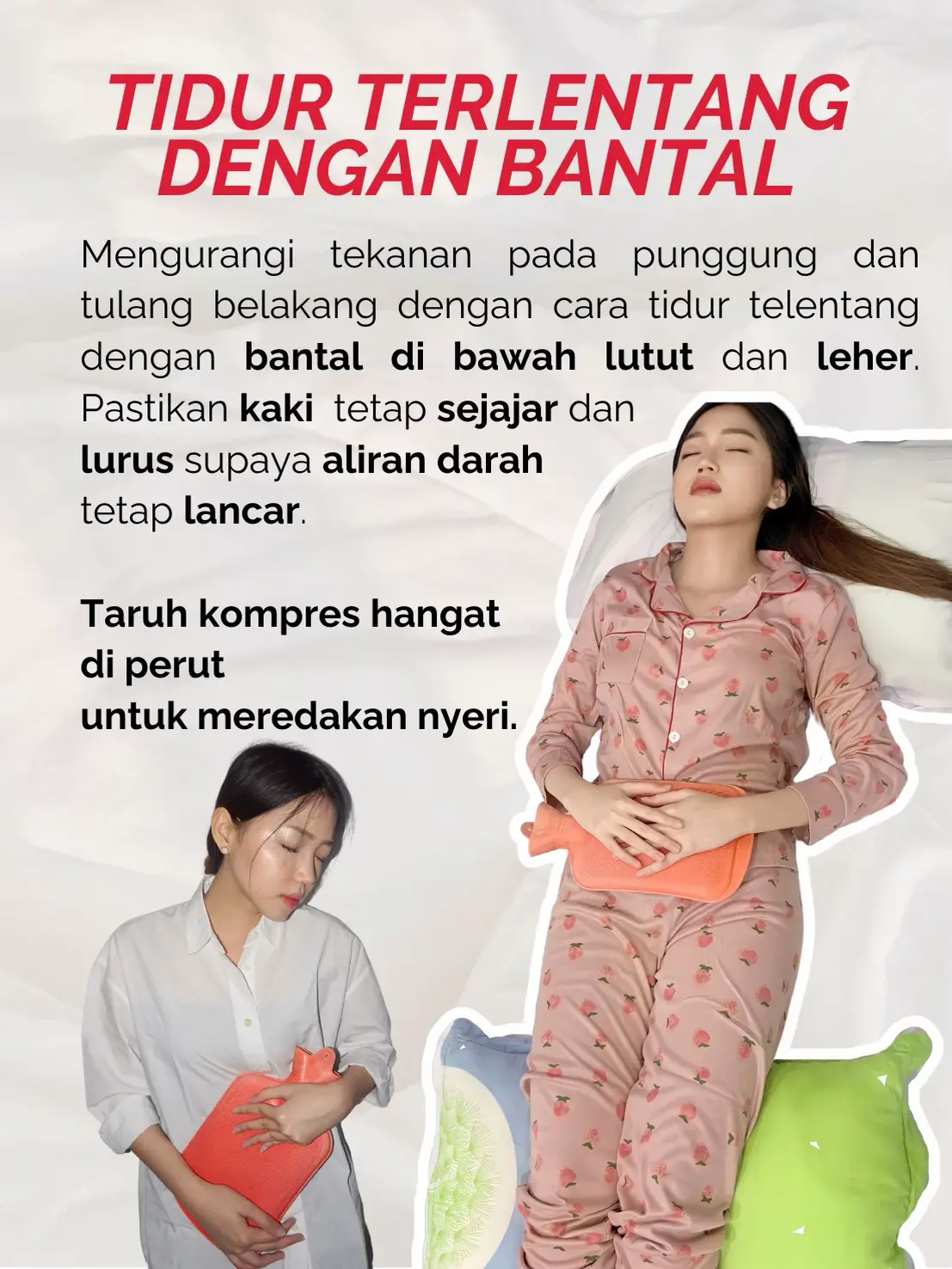 5 Posisi Tidur Untuk Mengurangi Nyeri Haid 🩸 Galeri Diposting Oleh