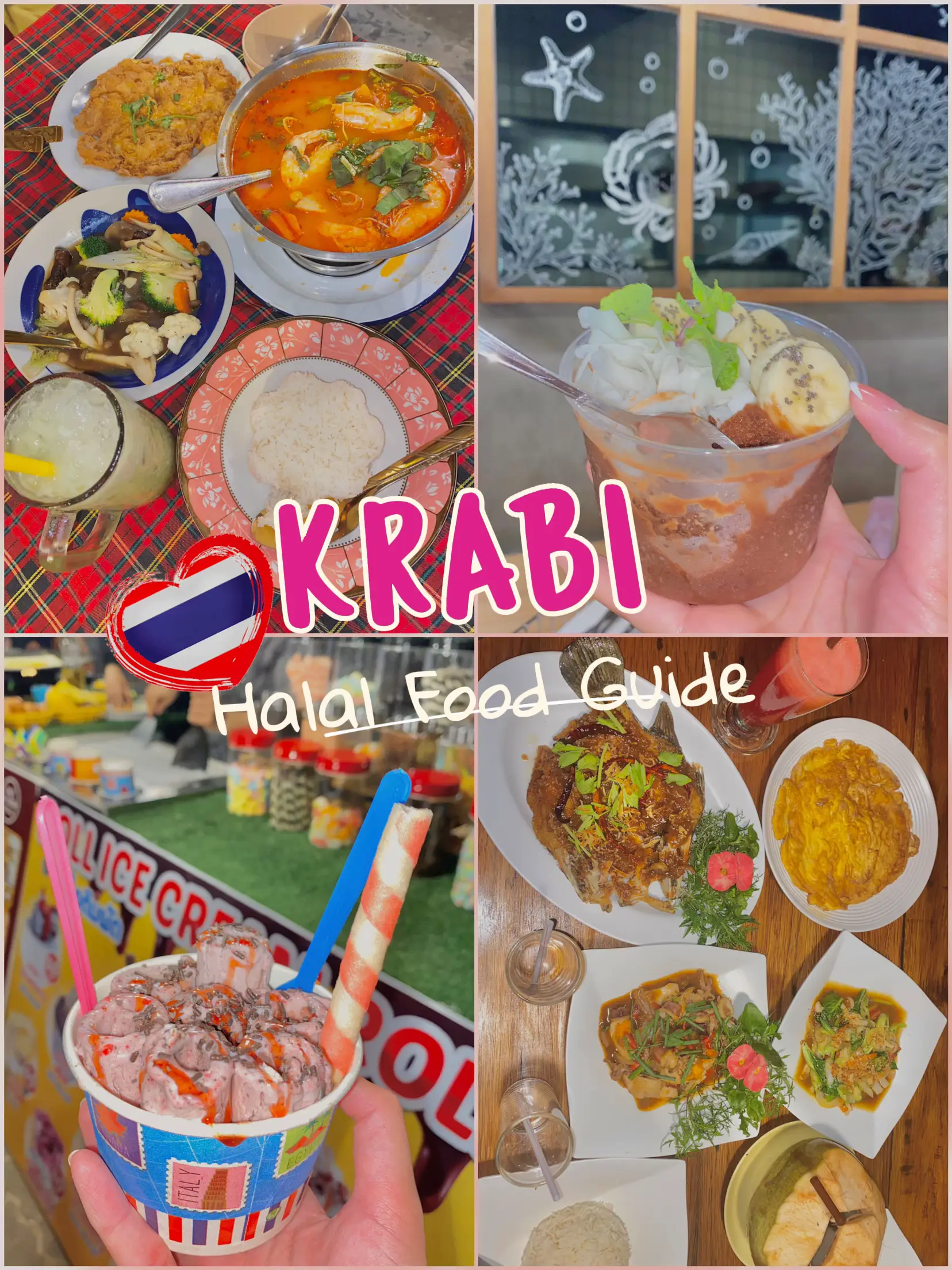 Halal foods at SookSiam zone The - Halal trip Thailand