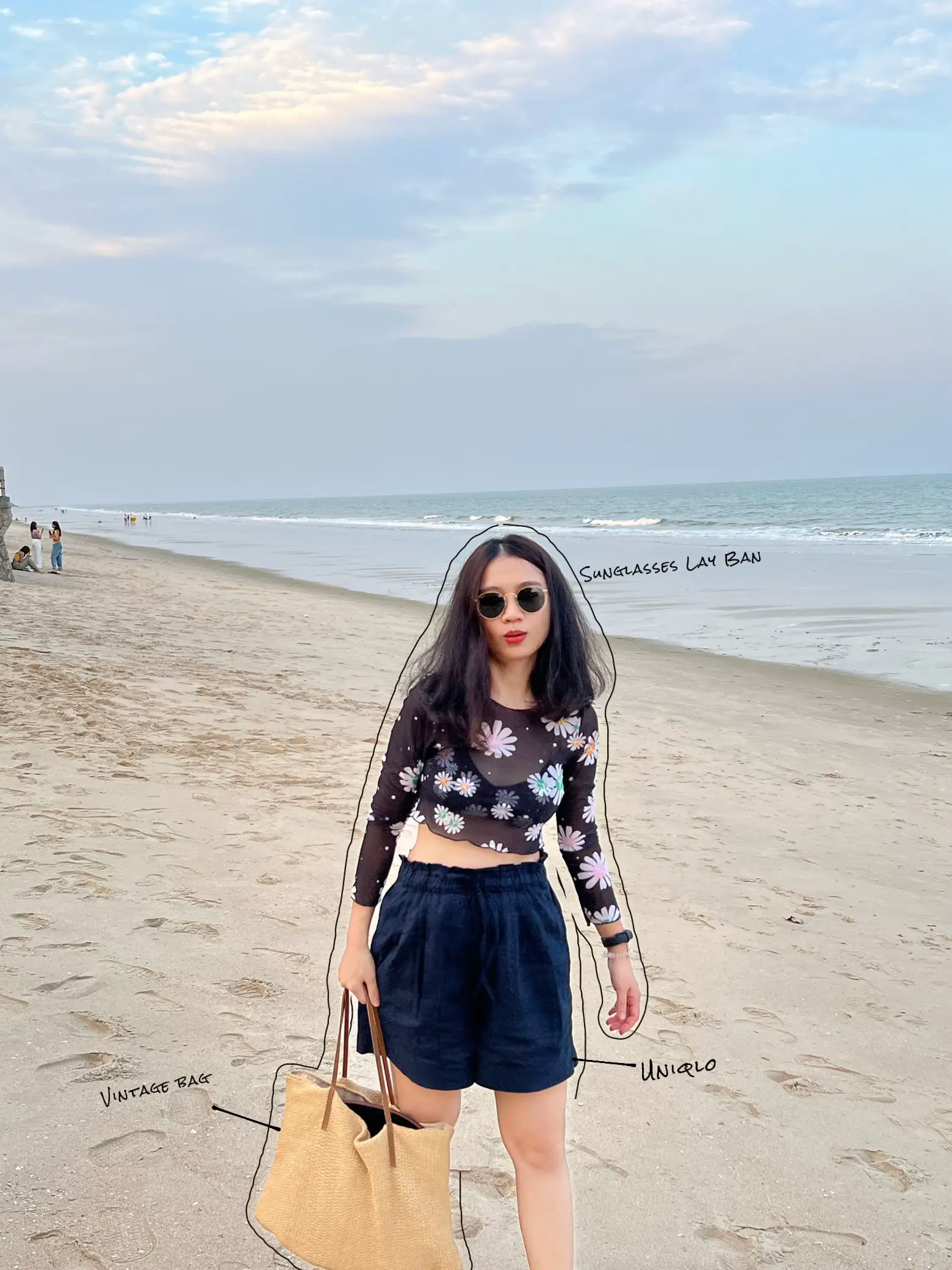 Ulzzang shop beach outfit