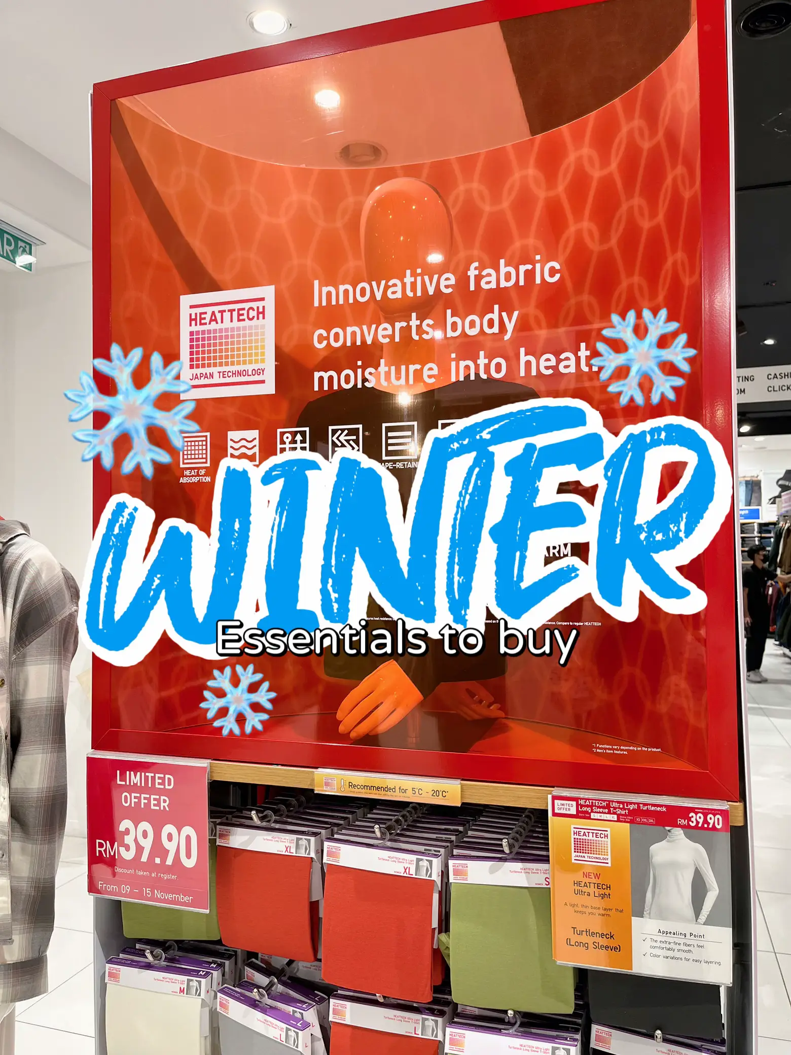 Uniqlo Singapore - Have you tried all three types of HEATTECH? We