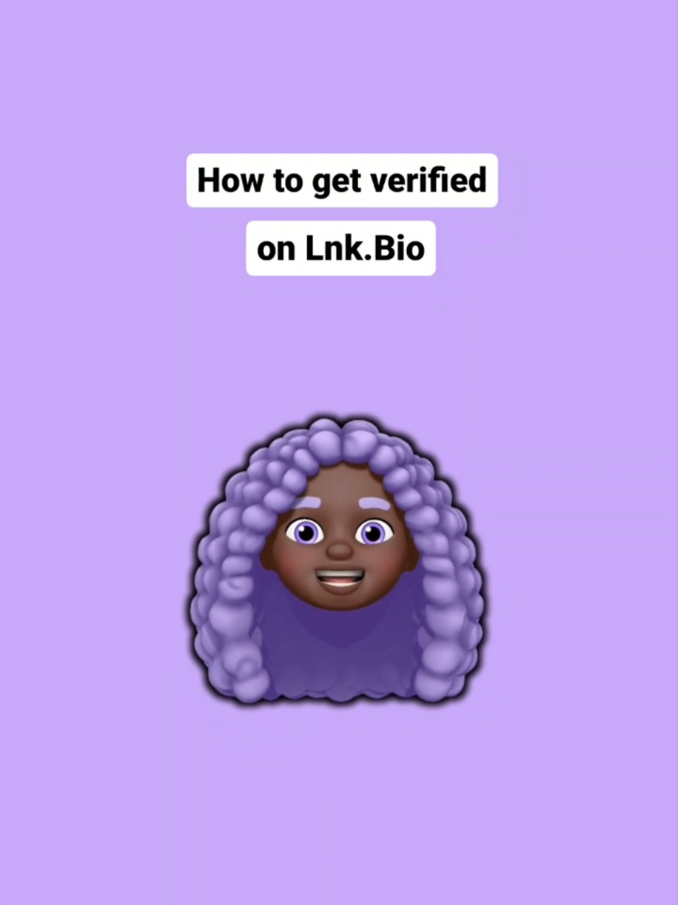✓ How to get verified on Lnk. Bio || Link in bio | Video published by Lnk. Bio | Lemon8