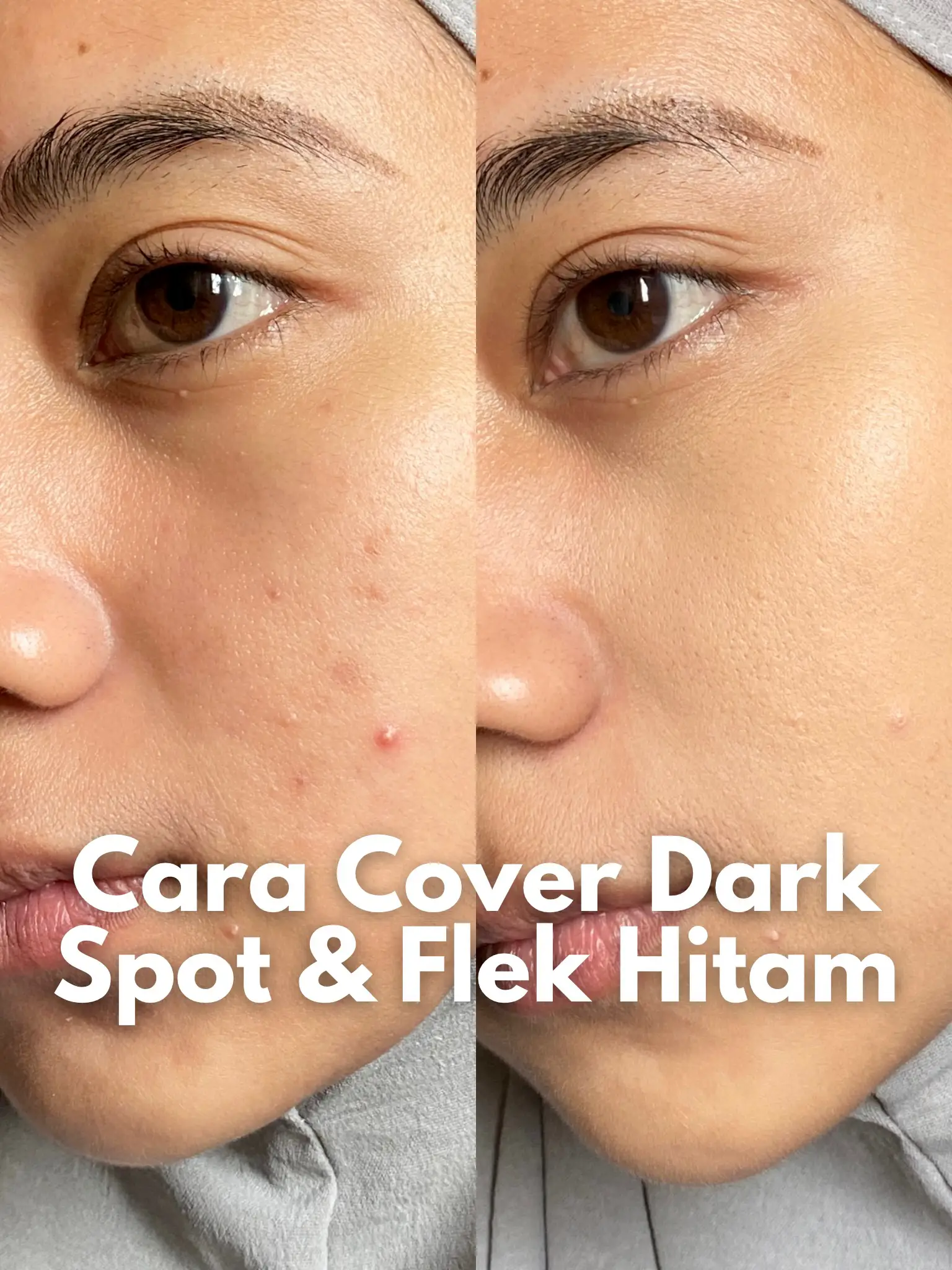 CARA COVER DARK SPOT & FLEK HITAM | Video dipublikasikan oleh Syahna🍒 |  Lemon8