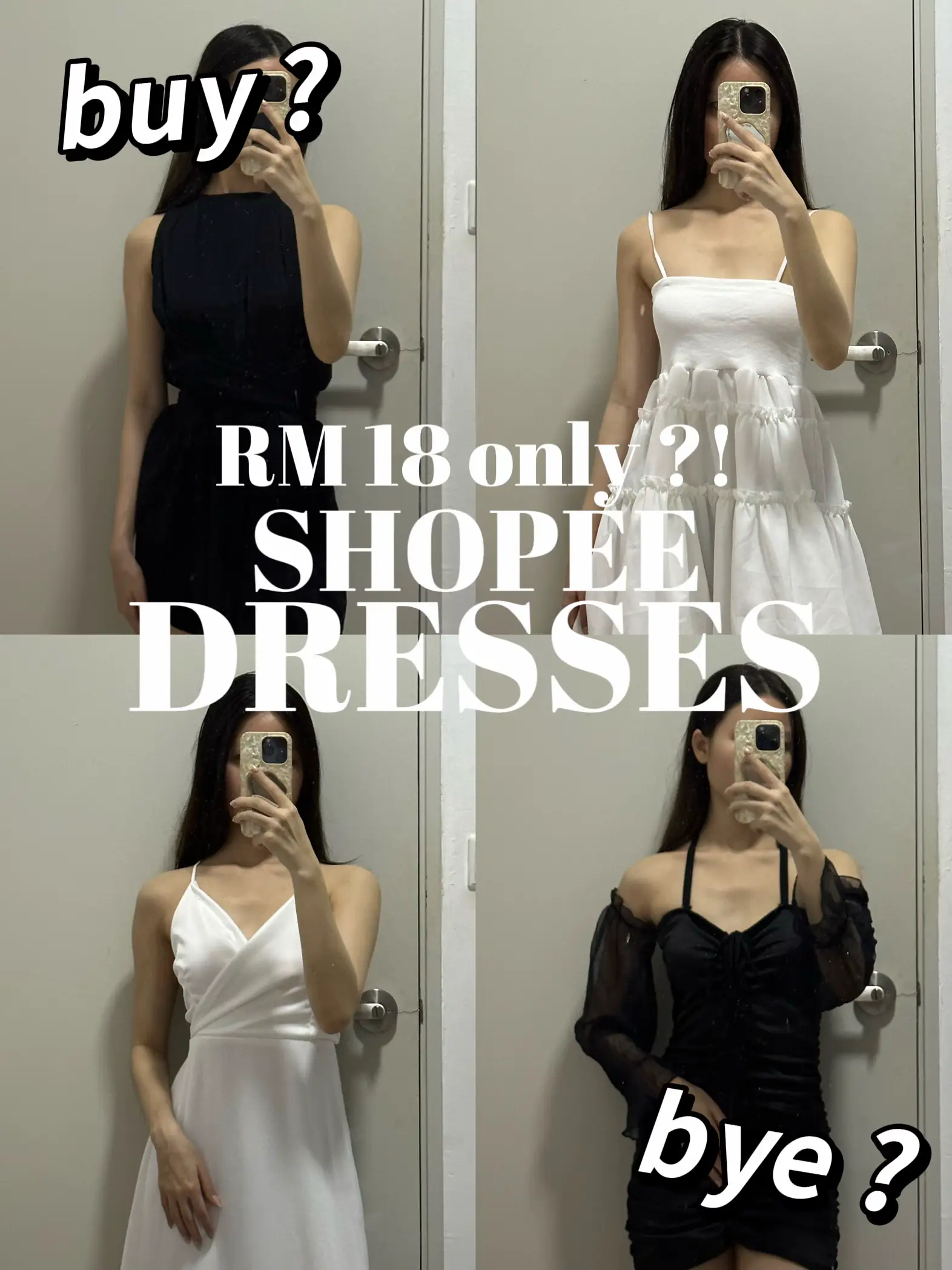 dress women korean style baju perempuan murah cantik puff Sleeve