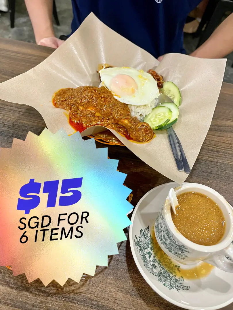6 items for 15 sgd ☕️🍽️ halalfriendly, jb Gallery posted by jenn