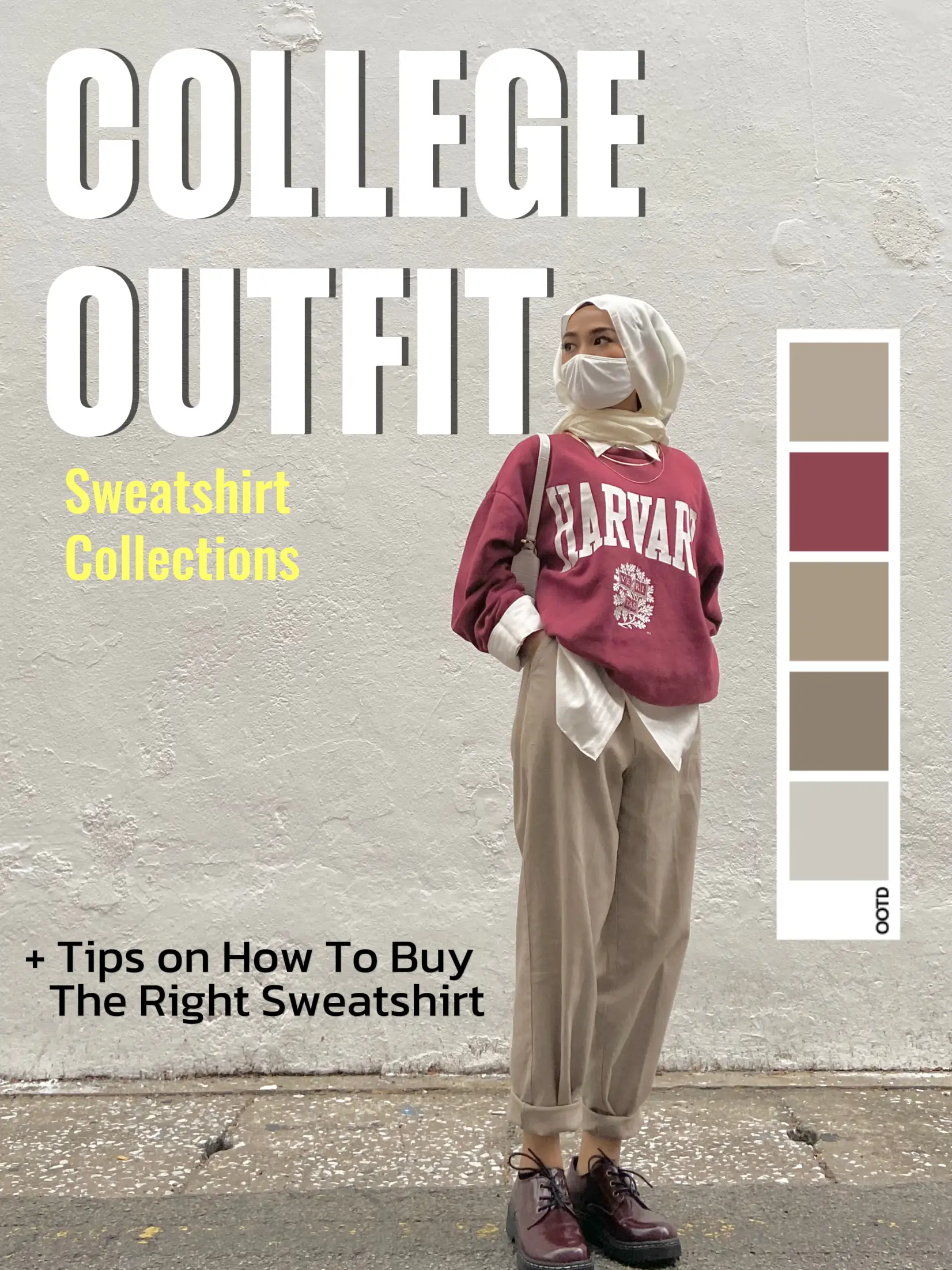 College deals sweater outfits