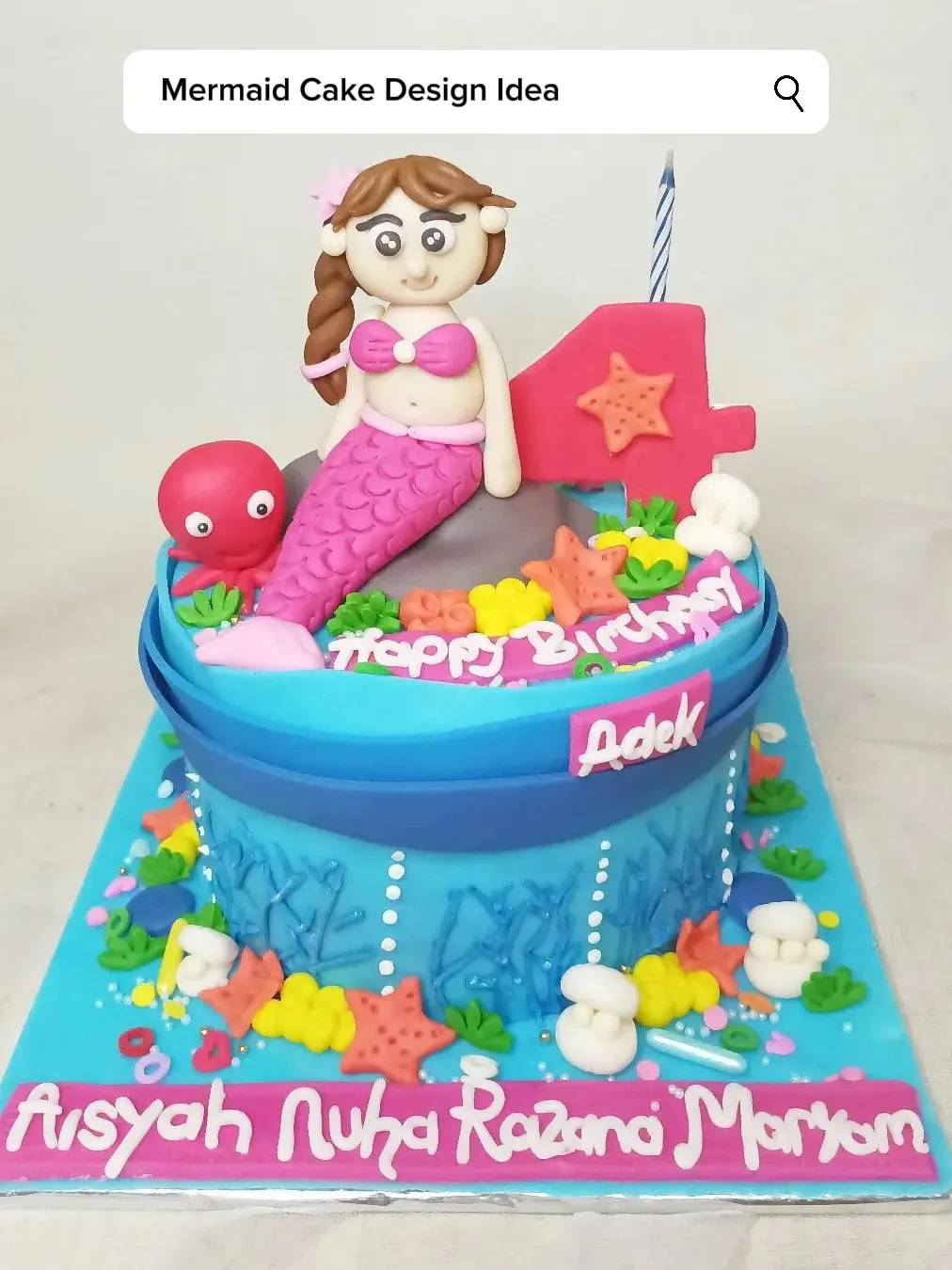 Birthday Cake Mermaid Recommendations 🧜‍♀️🏝 | Gallery posted by Ridha ...