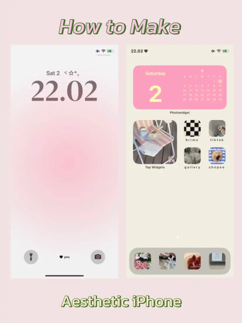 how-to-make-aesthetic-iphone-rara-lemon8