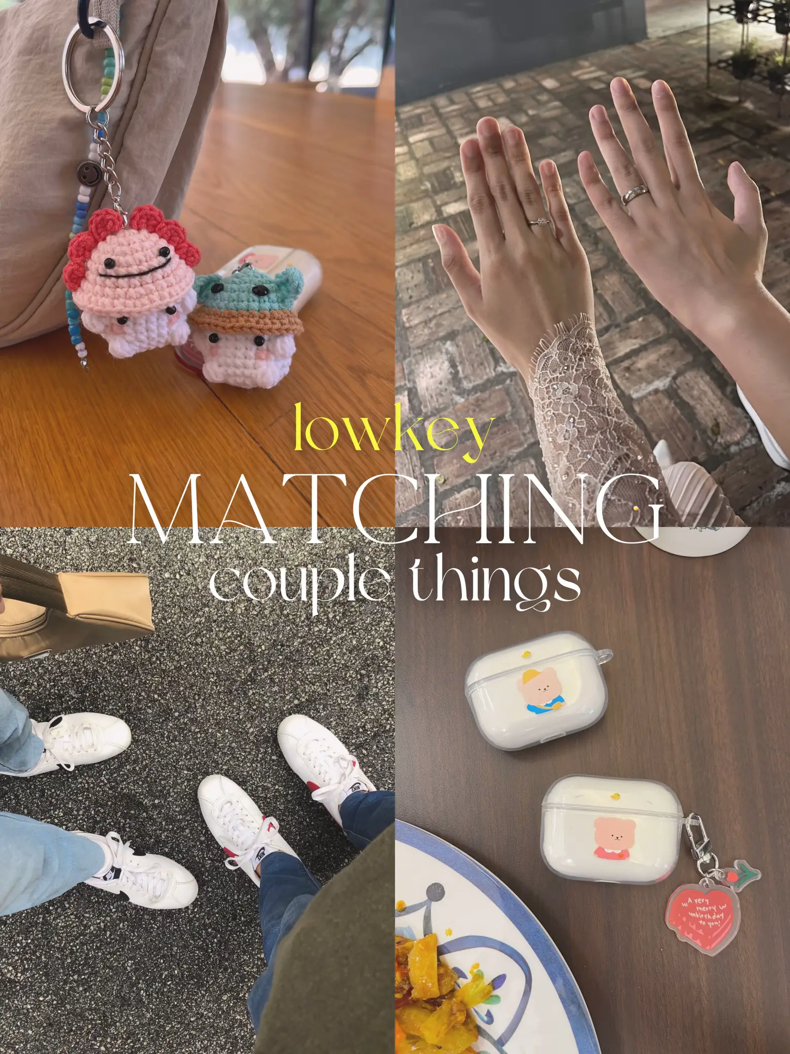 4 lowkey matching couple things 💖✨