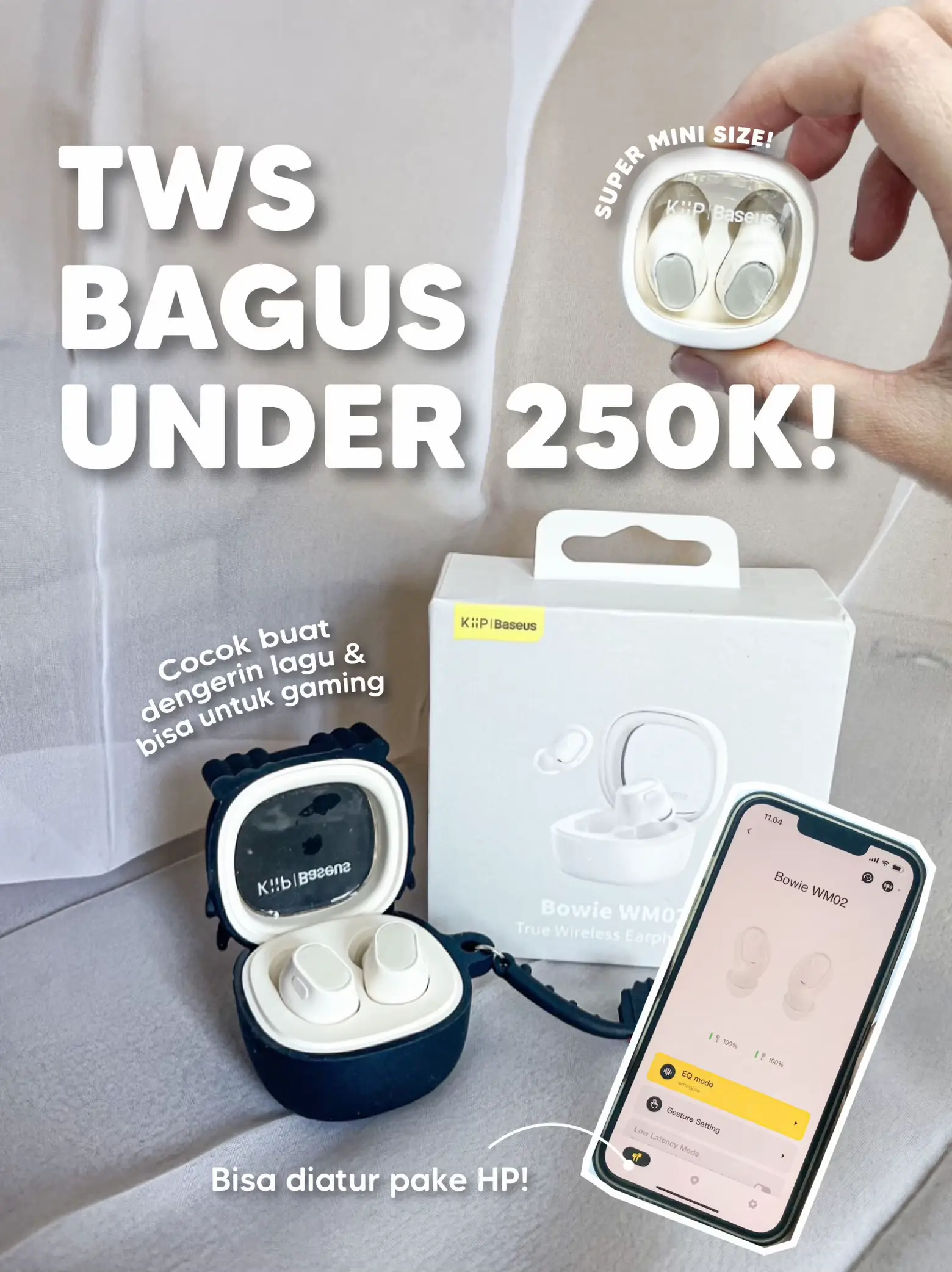 Tws yang best sale cocok untuk iphone