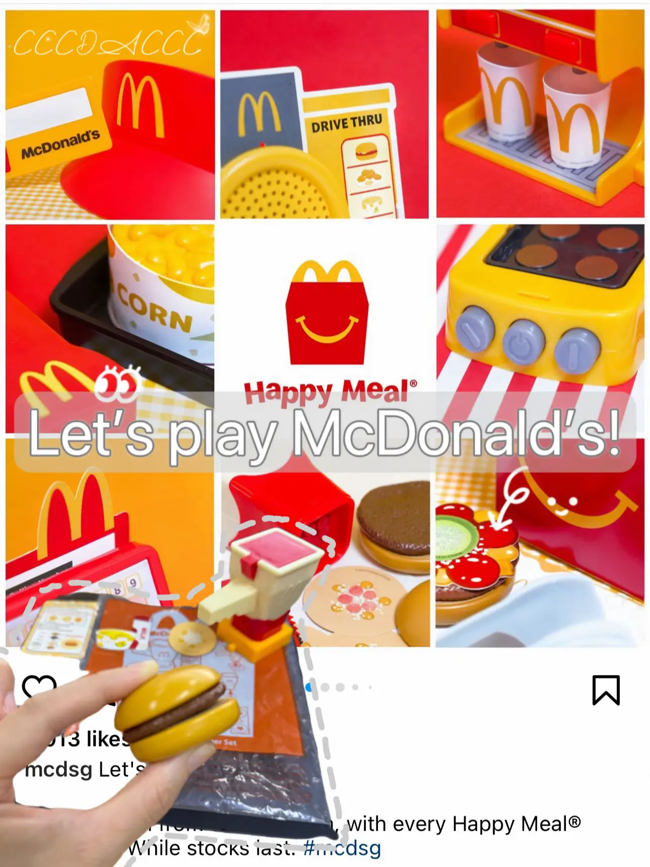 Let’s play McDonald’s! New 😍for happy meal