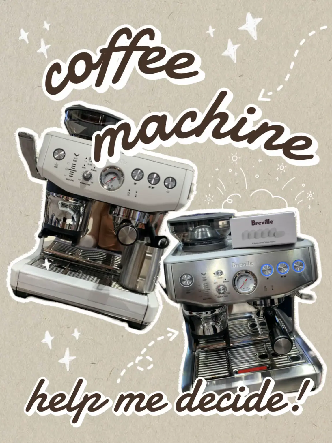 Which should I get??? 👀 coffee machine ☕️ | hei.gloriousが投稿