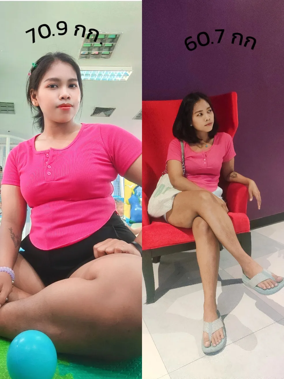 70.9 kg to 60.7 kg | Gallery posted by การาเกต 🐷 | Lemon8