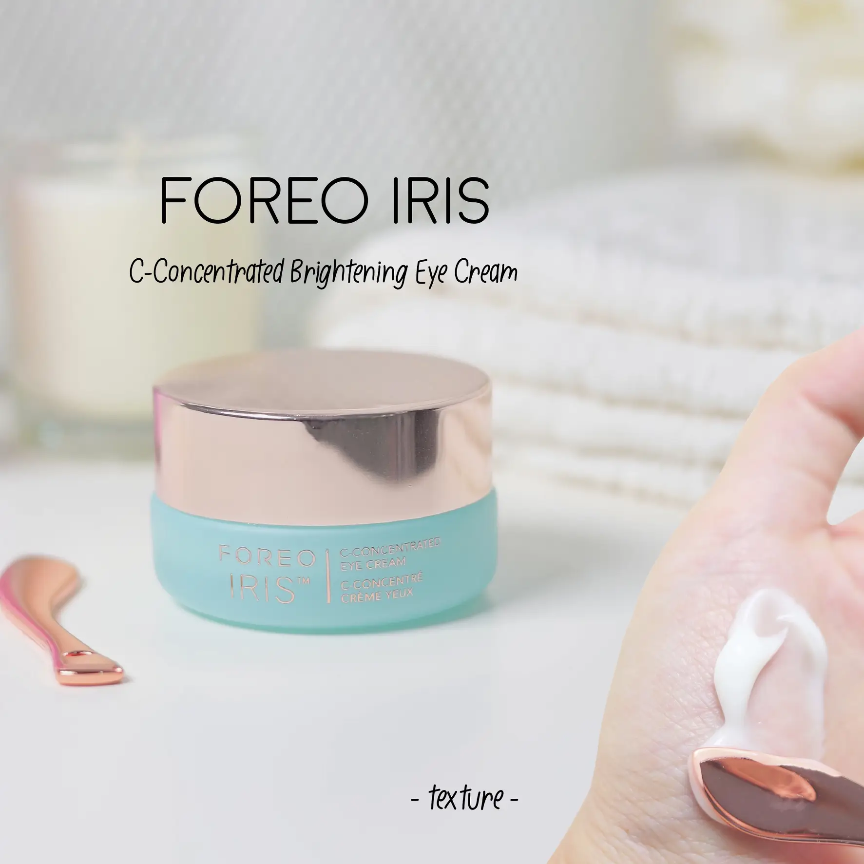 One minute of eye massage is like eight hours of rest with FOREO IRIS
