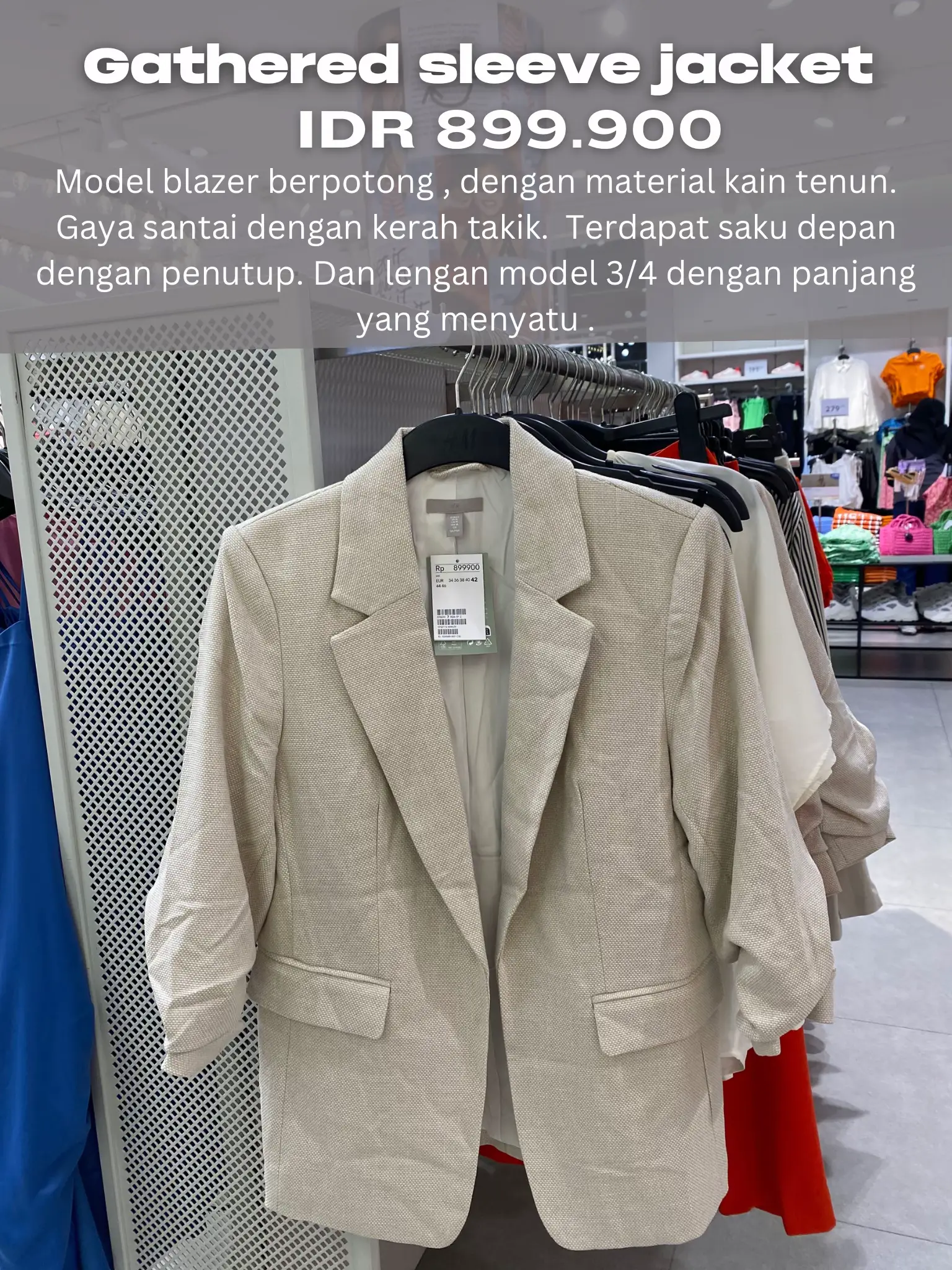 Blazer 2024 wanita h&m