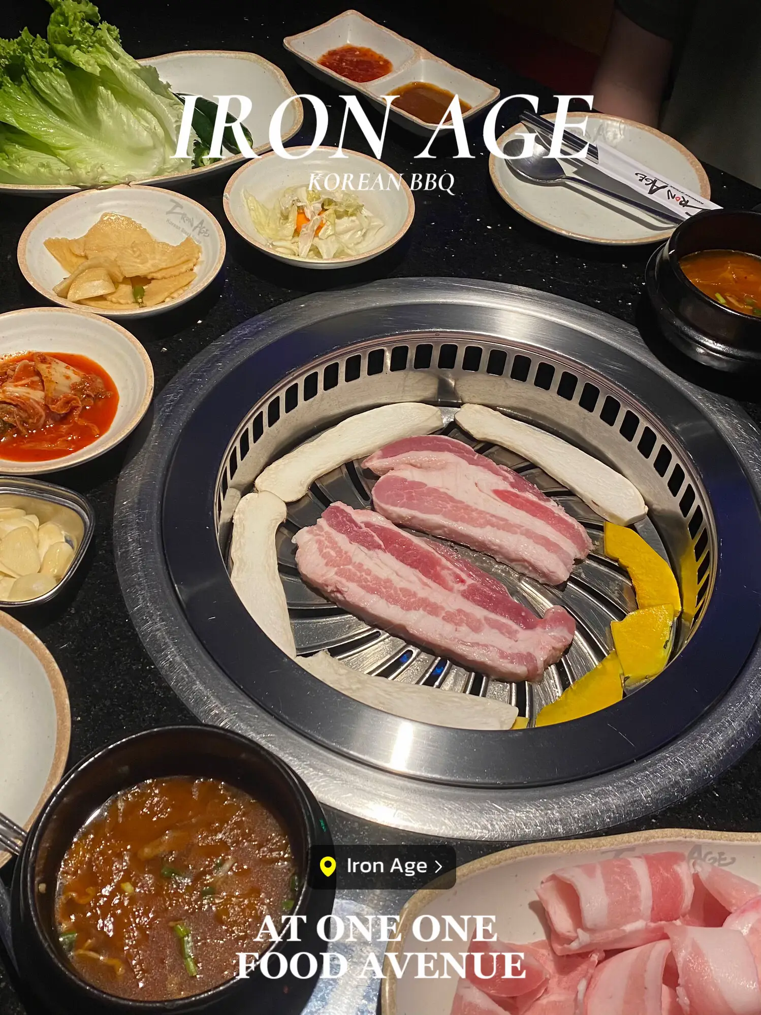 บุฟเฟต์ปิ้งย่างเกาหลี IRON AGE 🥓 Gallery posted by 1m7n Lemon8