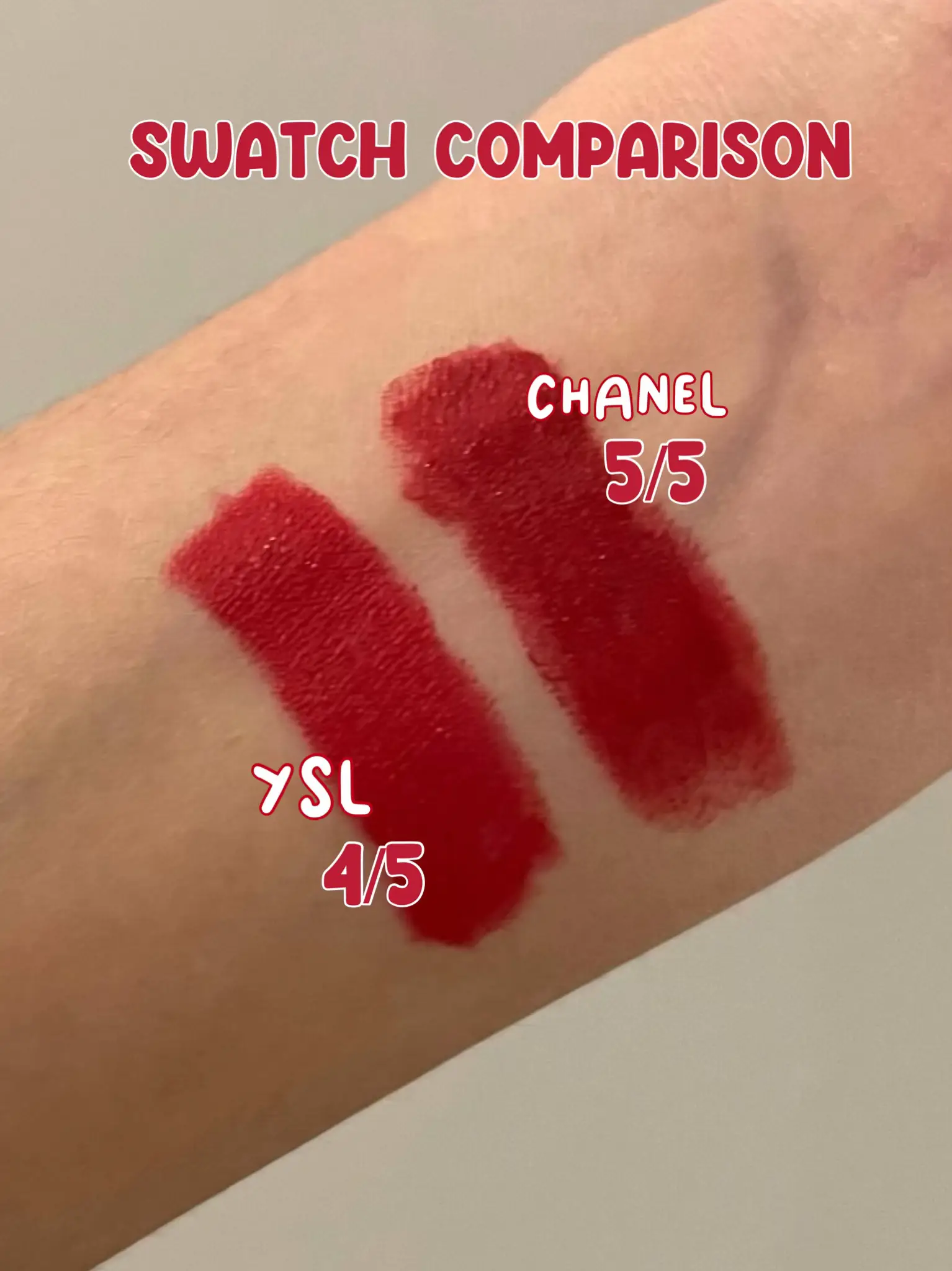 CHANEL & YSL RED LIPSTICK BATTLE! 💄, Gallery posted by Diva Alatas