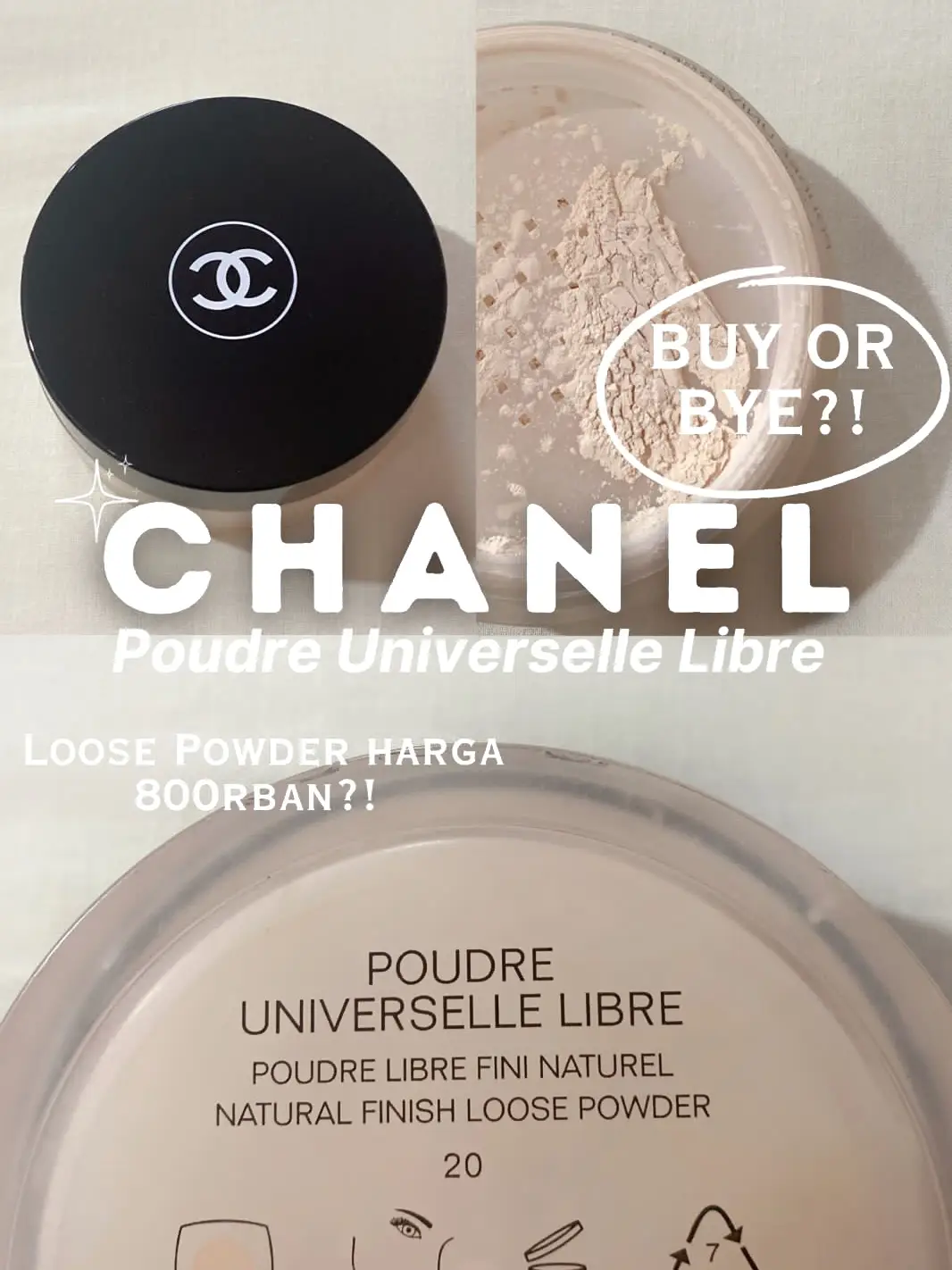 chanel loose powder translucent