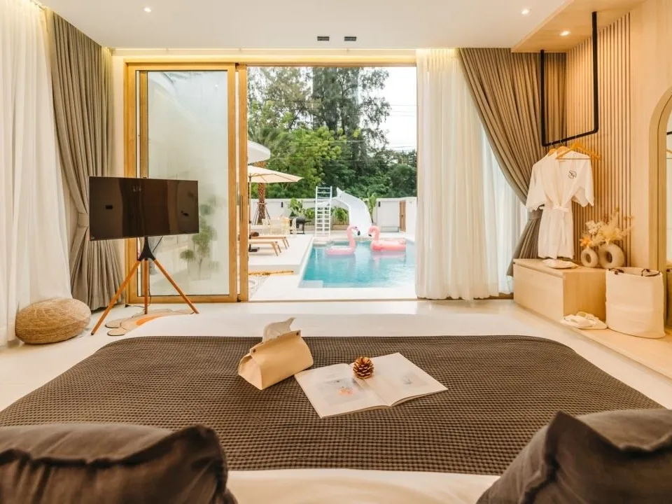 Saya Pool Villa ที่พักมินิมอลใกล้หาดมุมถ่ายรูปเยอะ | แกลเลอรีที่โพสต์ ...