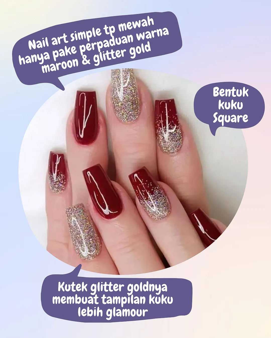 20 ide Fake Nails Recomendation Untuk Bsju Maroon teratas di 2024