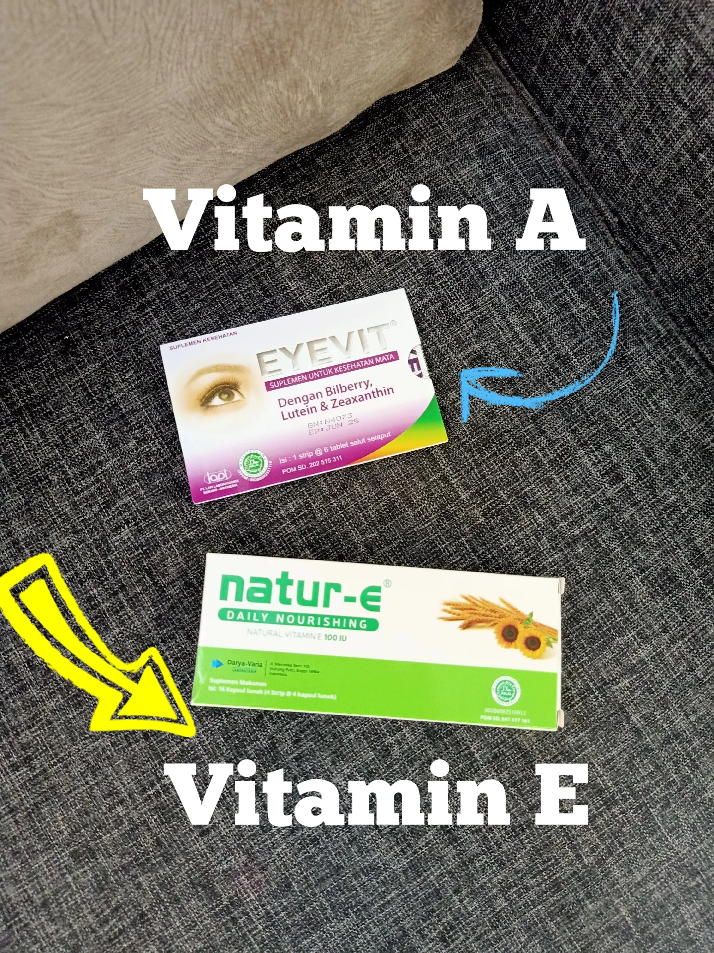 Vitamin A dan Vitamin E | Galeri diposting oleh HERI A | Lemon8