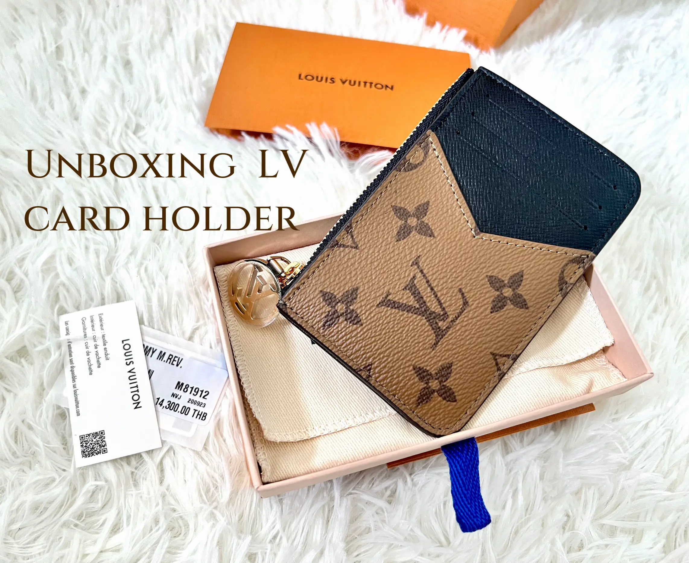 Unboxing Louis vuitton card holder รุ่น Romy, Gallery posted by Palmmm ❋