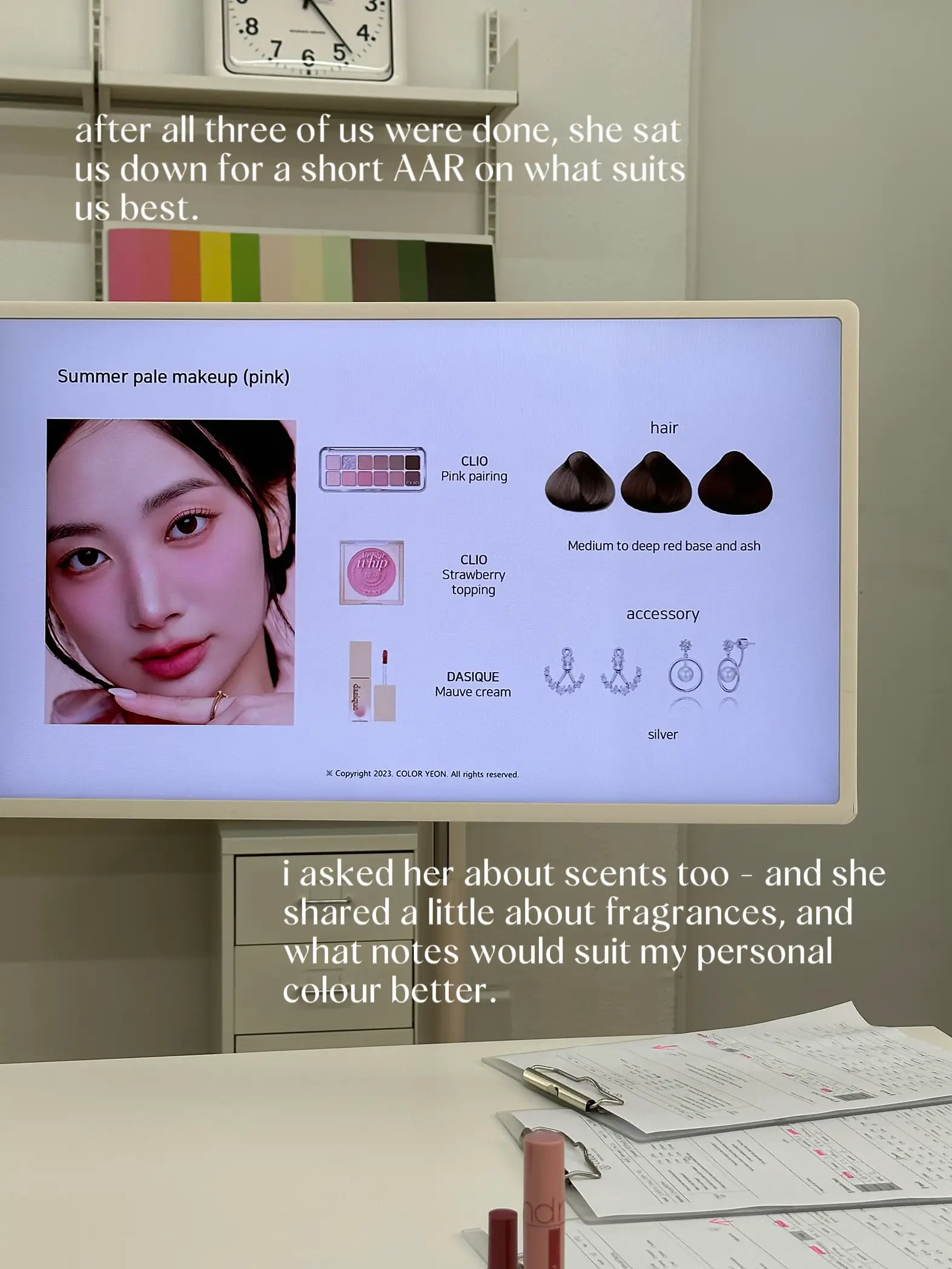 Got a ✨Color Analysis✨ in Korea and it changed my life 😂🌈 Really tho, color analysis