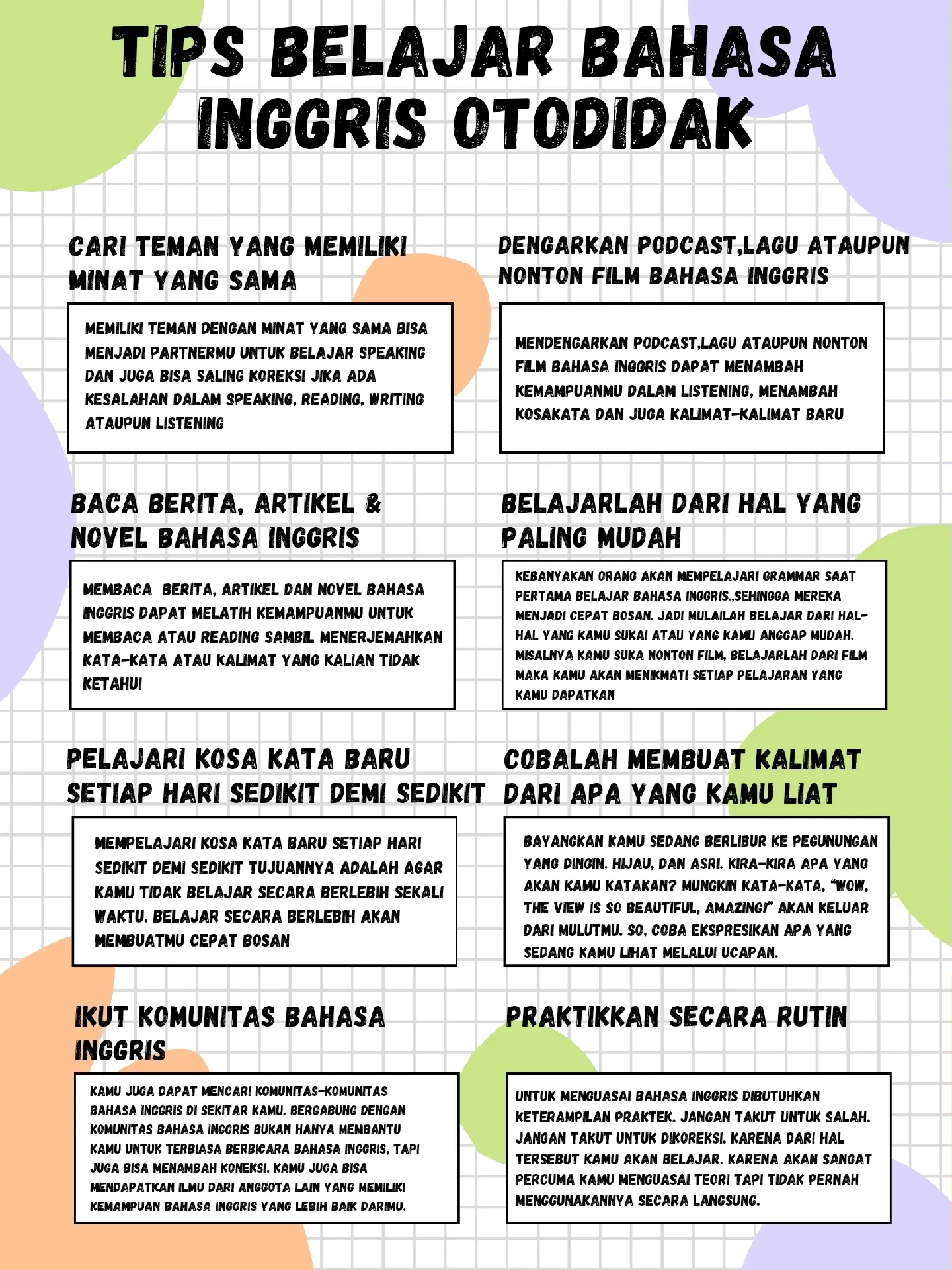 tips belajar bahasa inggris secara otodidak | Galeri diposting oleh