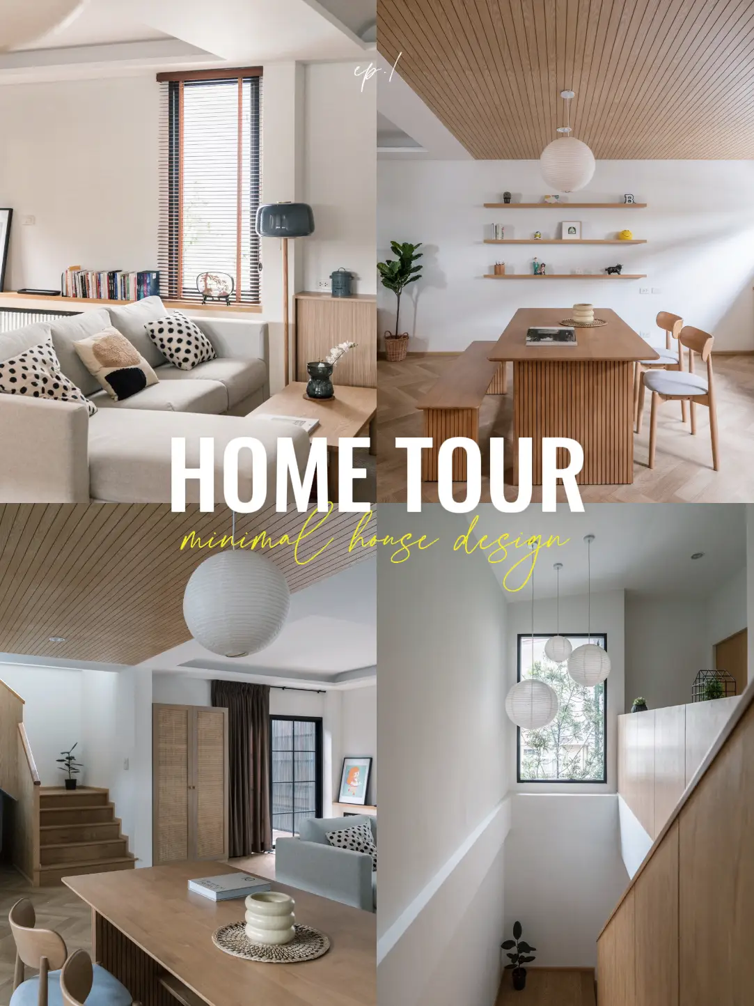 Home Tour ep.1 แต่งบ้านสไตล์มินิมอล มูจิ แบบคุมโทน 🏠💕 แกลเลอรีที่