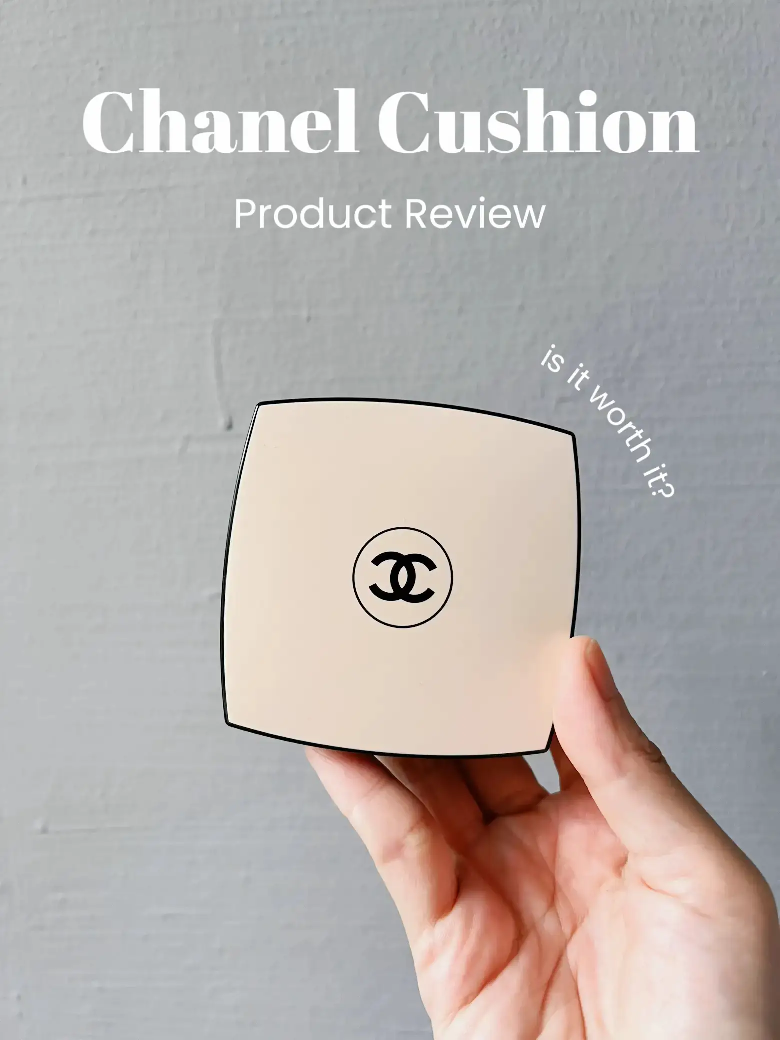 I tried the Chanel cushion foundation but…
