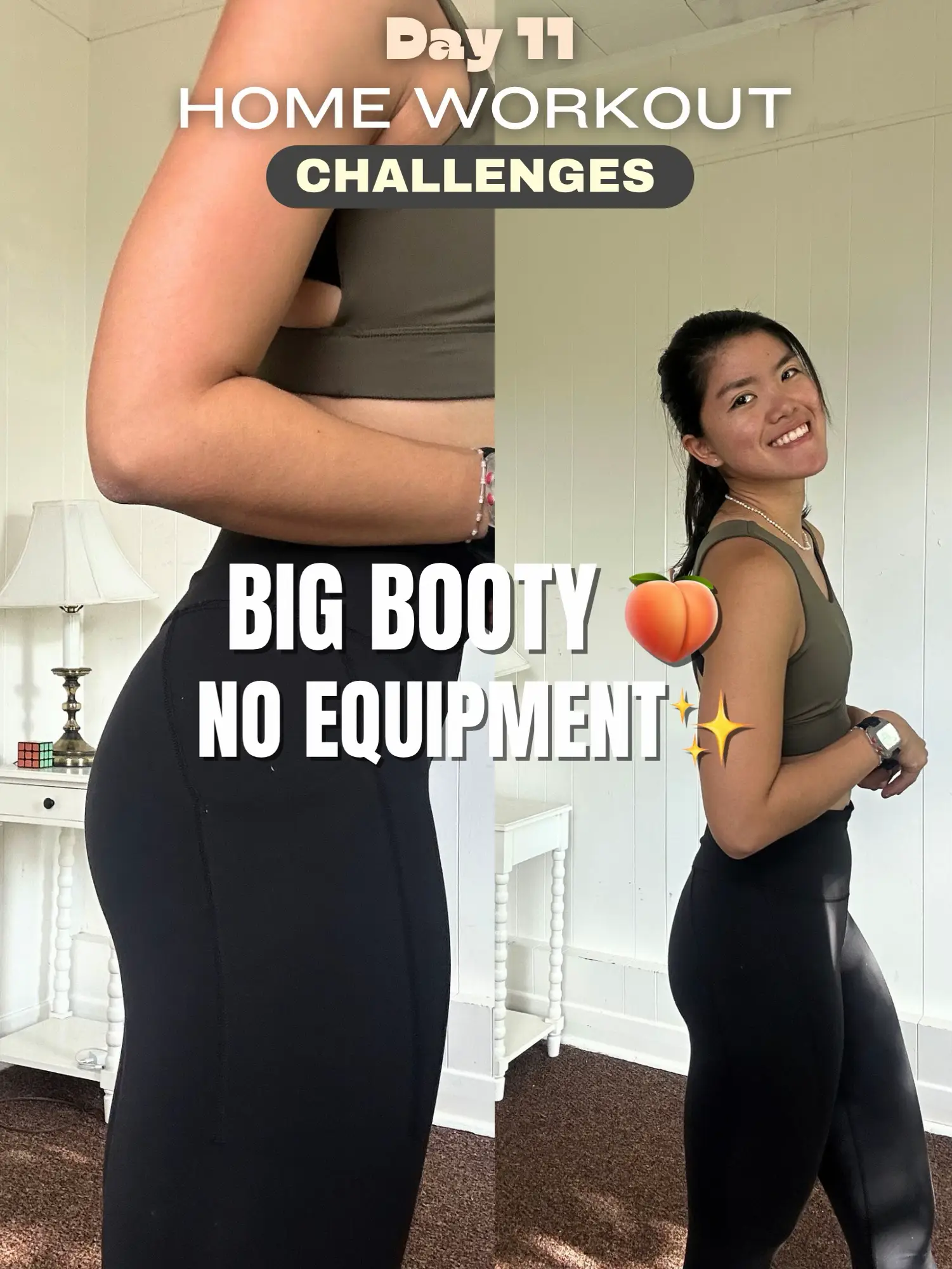 Day 11 : BIG BOOTY NO EQUIPMENT 🍑