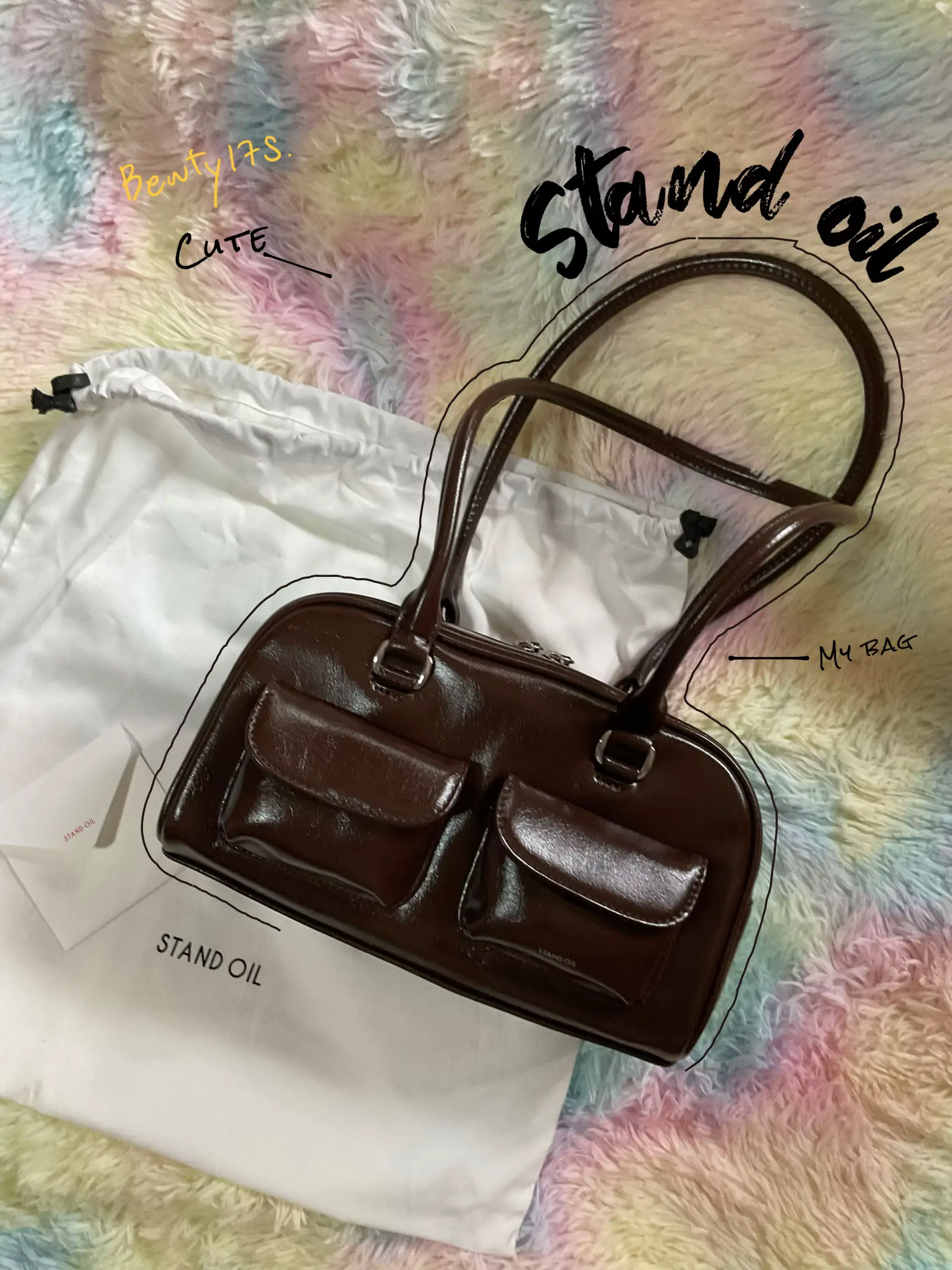 STAND OIL Chubby Bag・チュービバッグ ブラックコンビ 