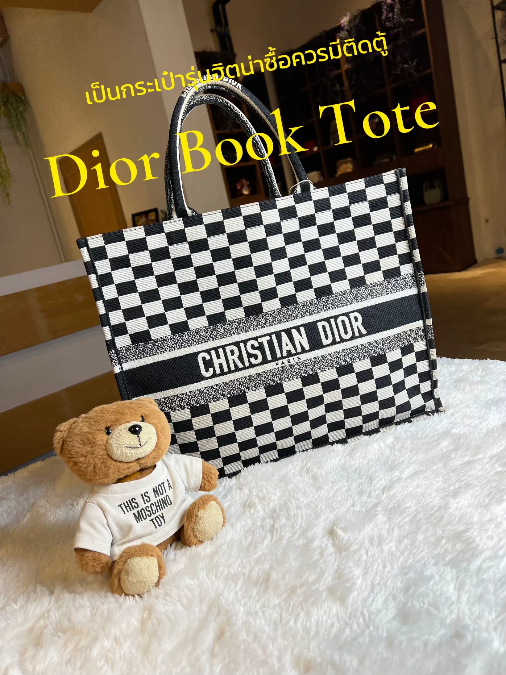 Dior book tote weight hot sale