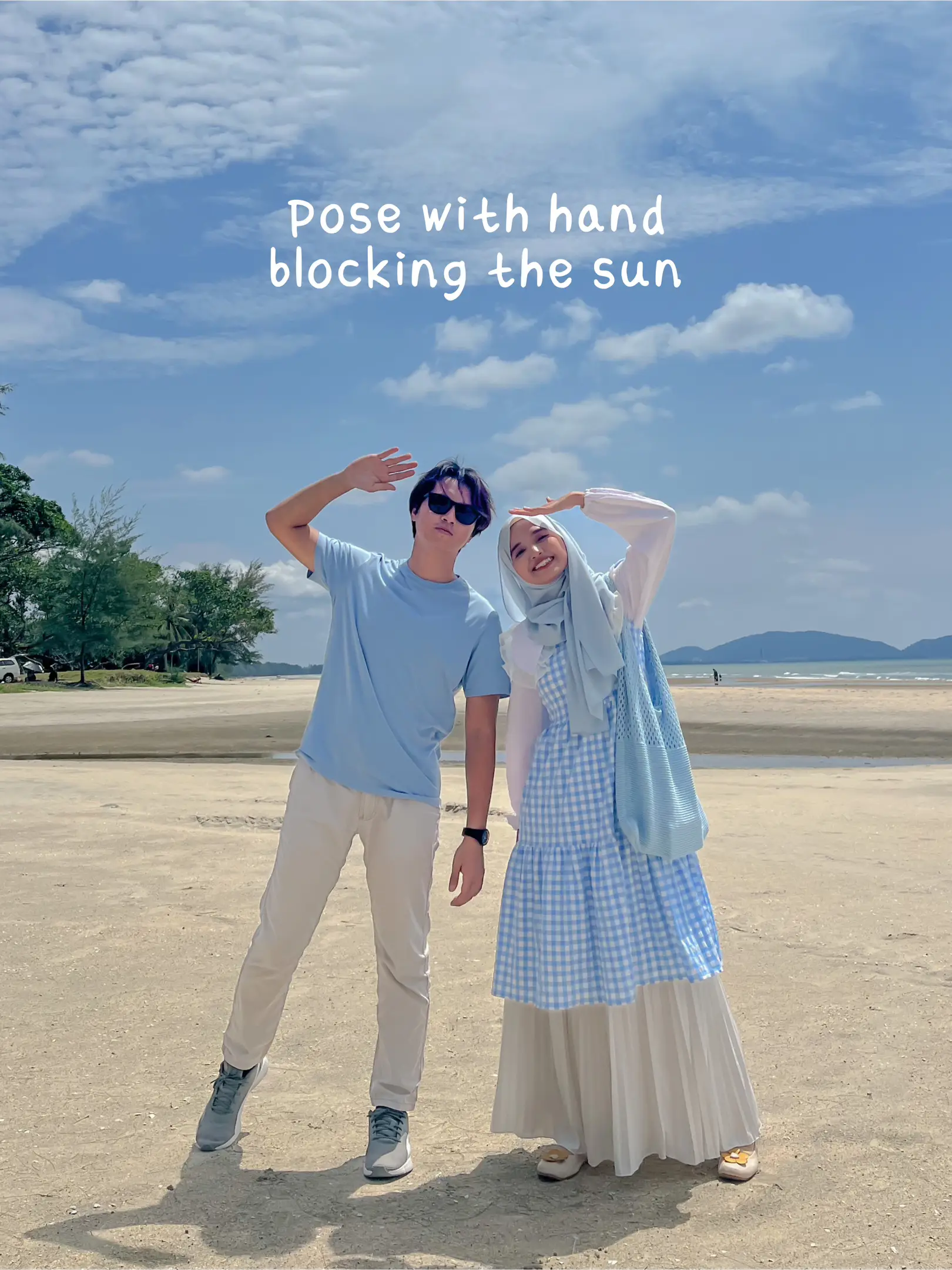 Cute korean couple sea side date poses❤️ | Gallery posted by Mina🎀 | Lemon8