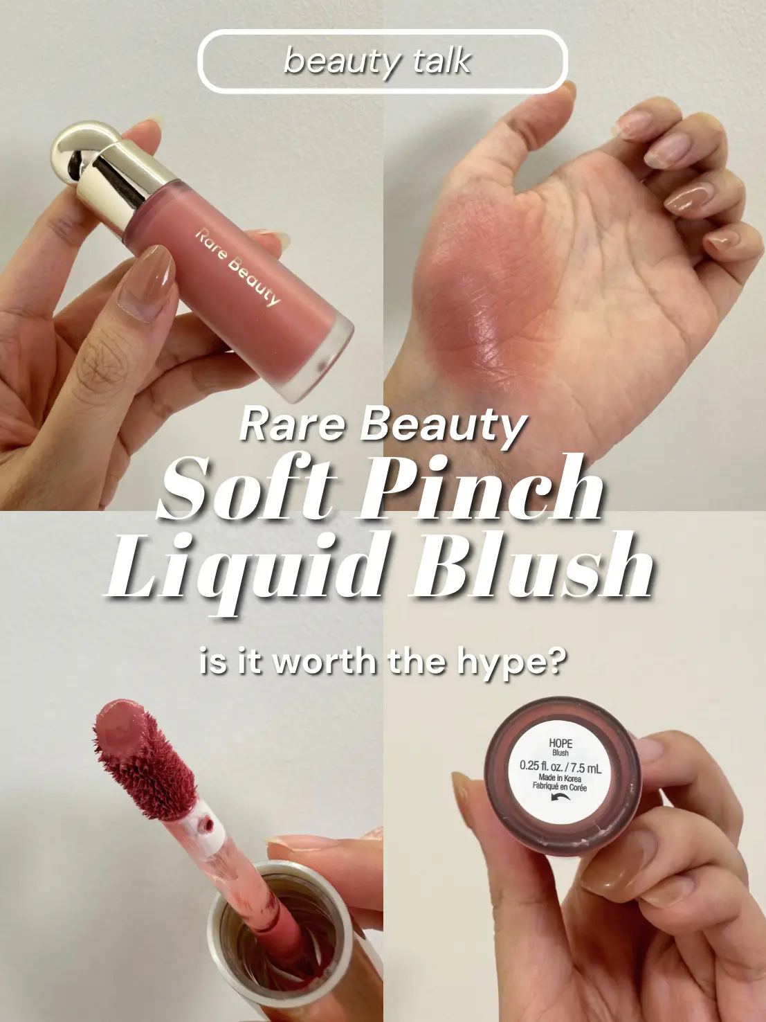 RARE BEAUTY SOFT PINCH LIQUID BLUSH WORTH