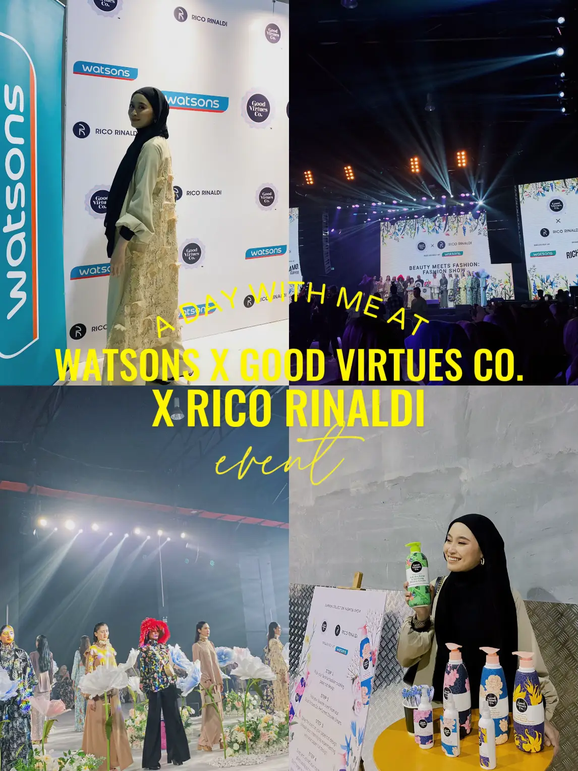 Event Diary : GVC x Rico Rinaldi x Watsons | Amyra Zamriが投稿した