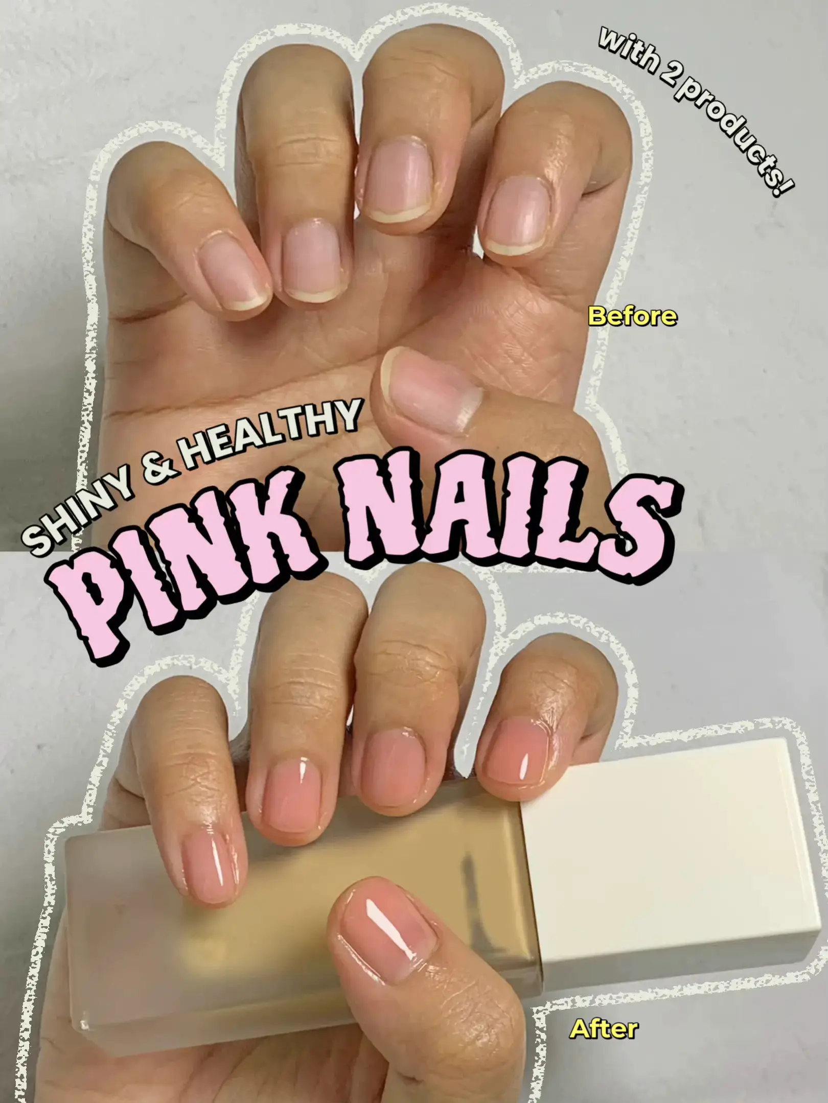 Clean Pinkish Nails with 2 Products!💗 แกลเลอรีที่โพสต์โดย Iliensyh