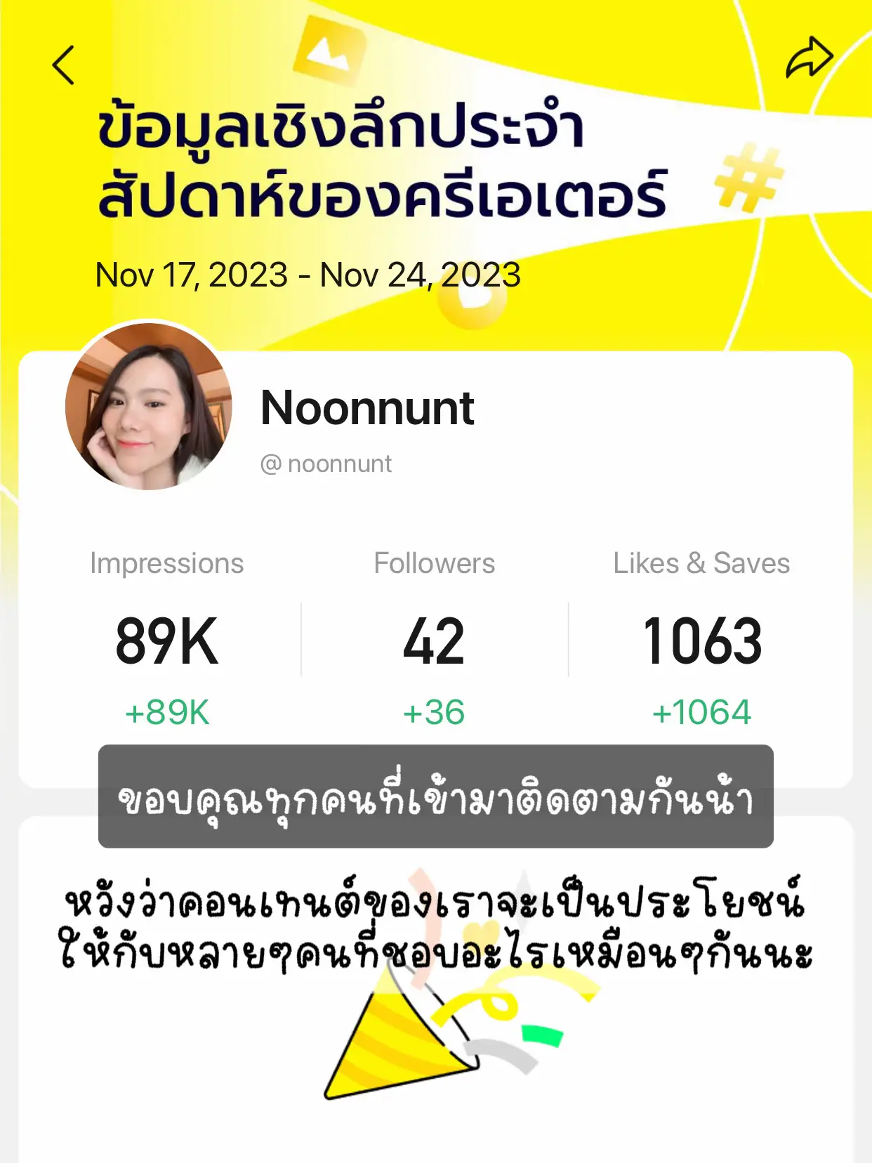 8 วันกับ Lemon8 เริ่มจาก 0 สู่ 89K impressions 🍋 | แกลเลอรีที่โพสต์โดย ...