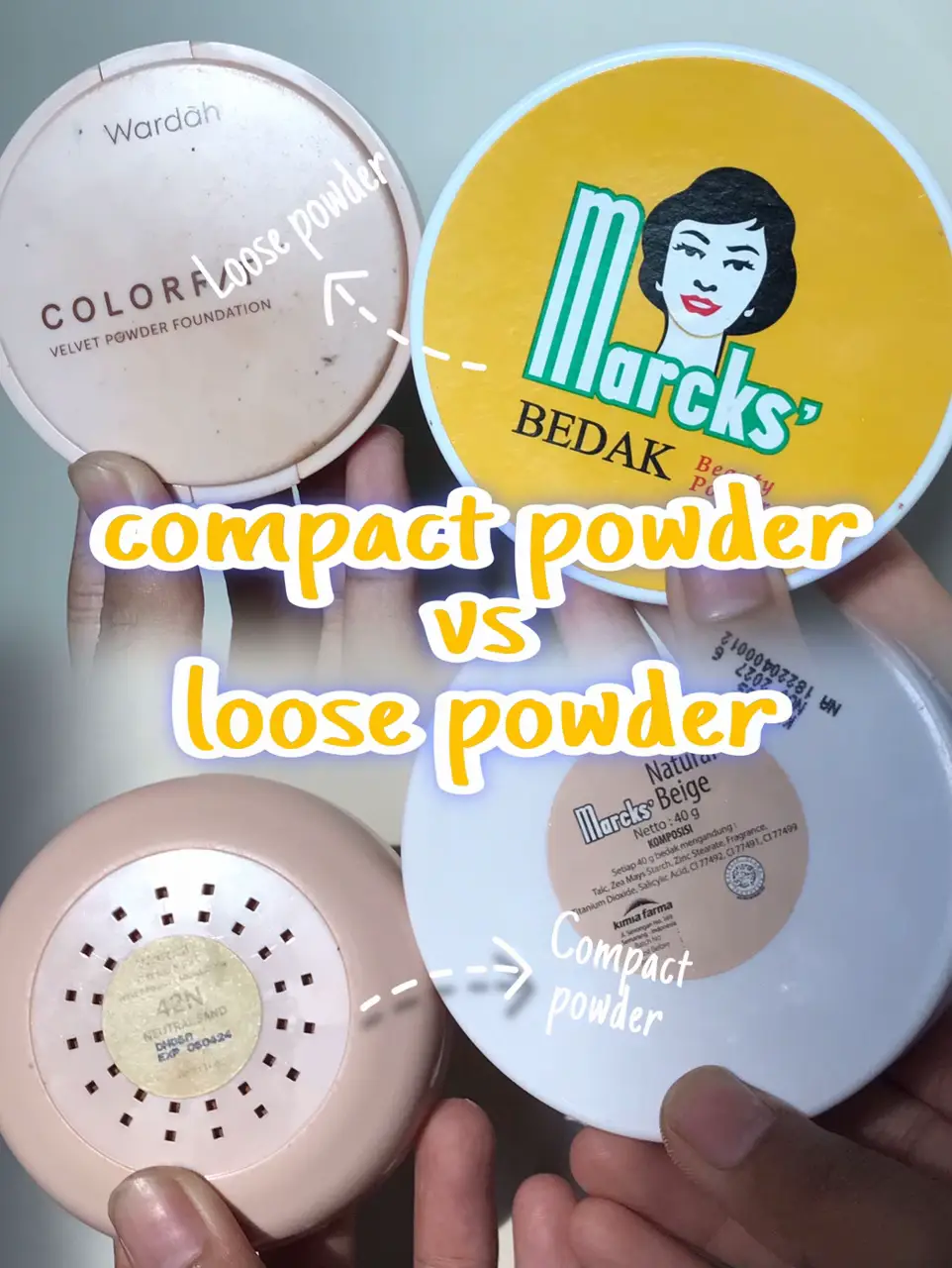 Lebih bagus compact powder atau loose powder? Galeri disiarkan oleh