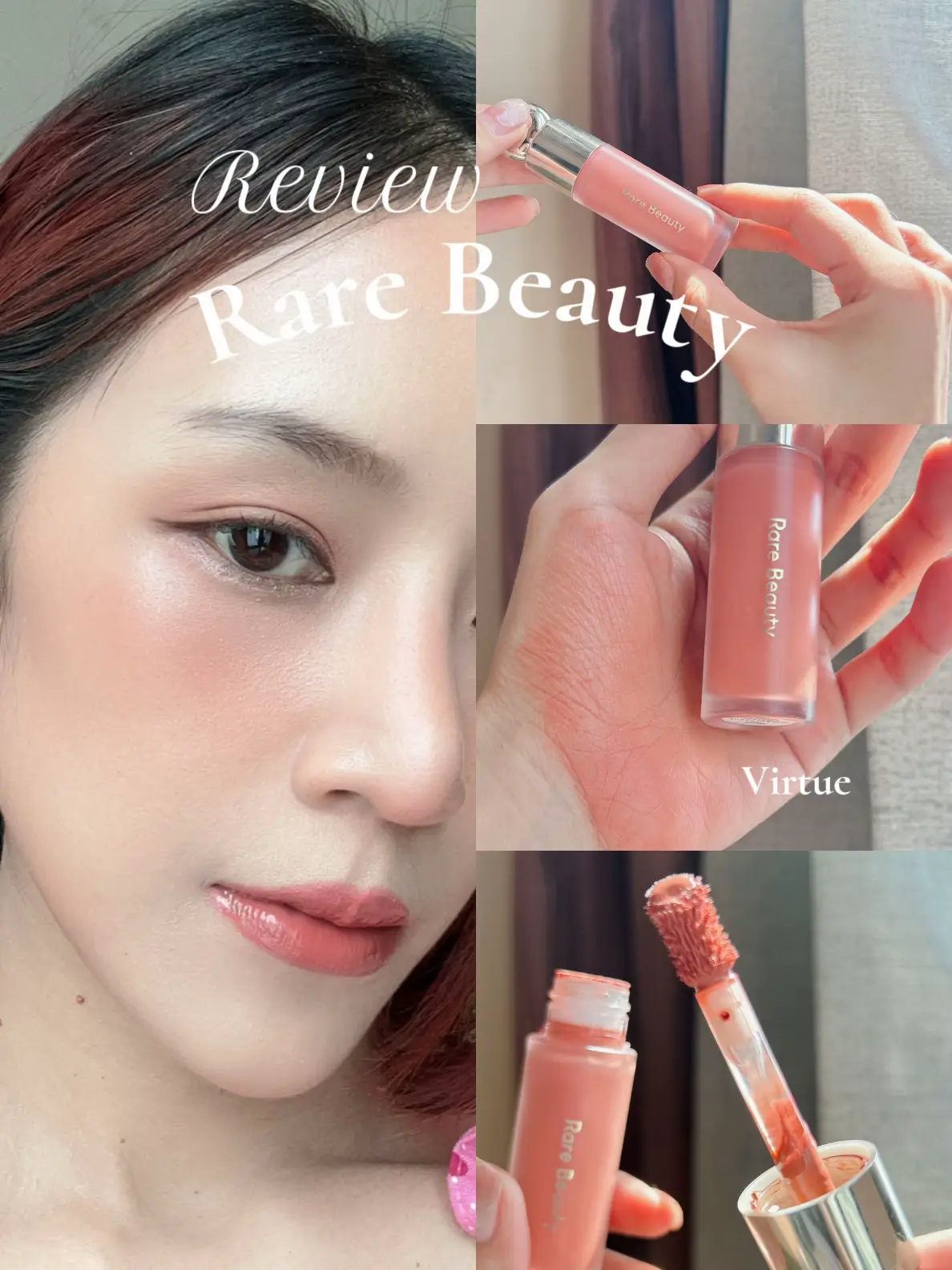 รีวิว Rare Beauty Soft Pinch Liquid Blush สี Virtue, Gallery posted by  นอนอ นิสหน่อย