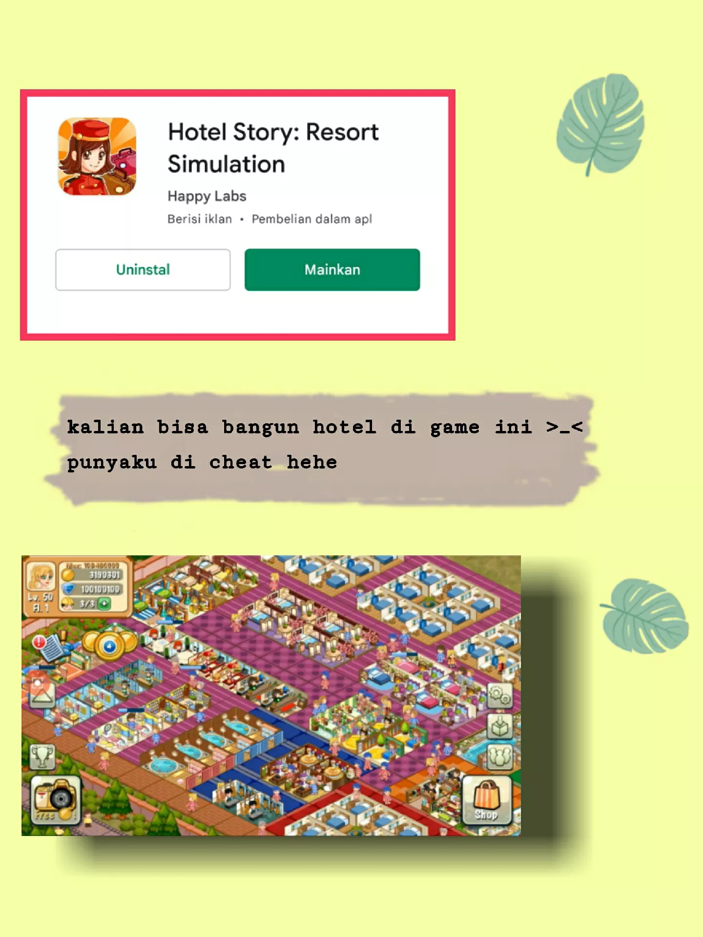 Hotel Story Resort Simulator - Carian Lemon8