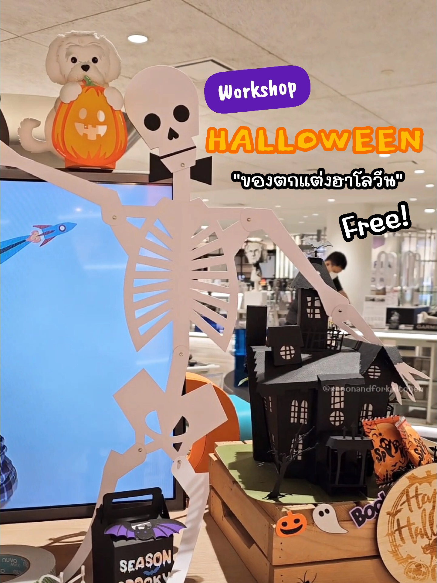 ミニチュア】ハロウィン額縁ポスター2枚セット✽handmade ミニチュア】ハロウィン額縁ポスター2枚セット✽handmade