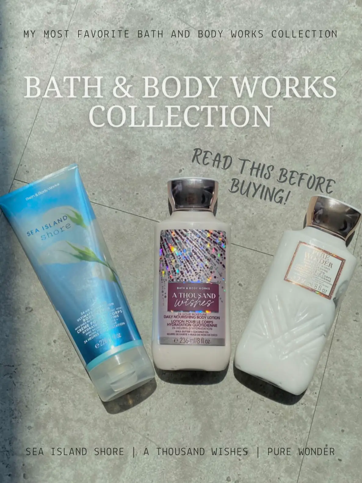 MOST FAVORITE BATH & BODY WORKS LOTION🌴💫 | Galeri diposting oleh evelyn ...