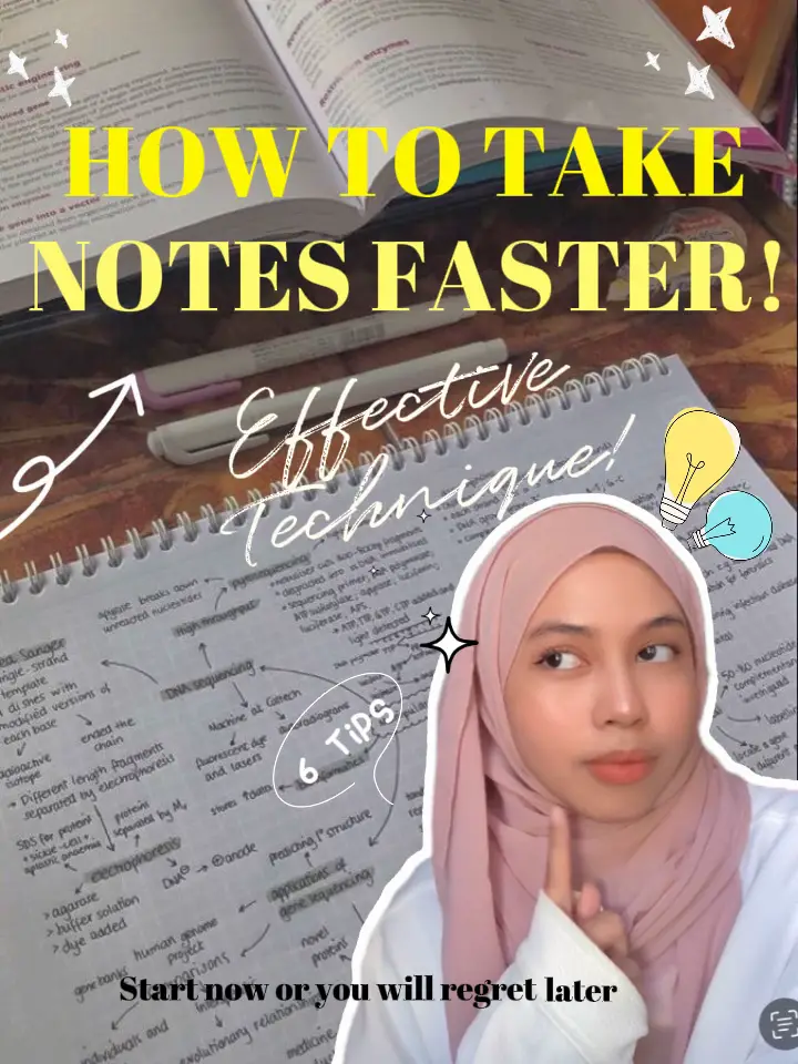 How to Take Notes Fast