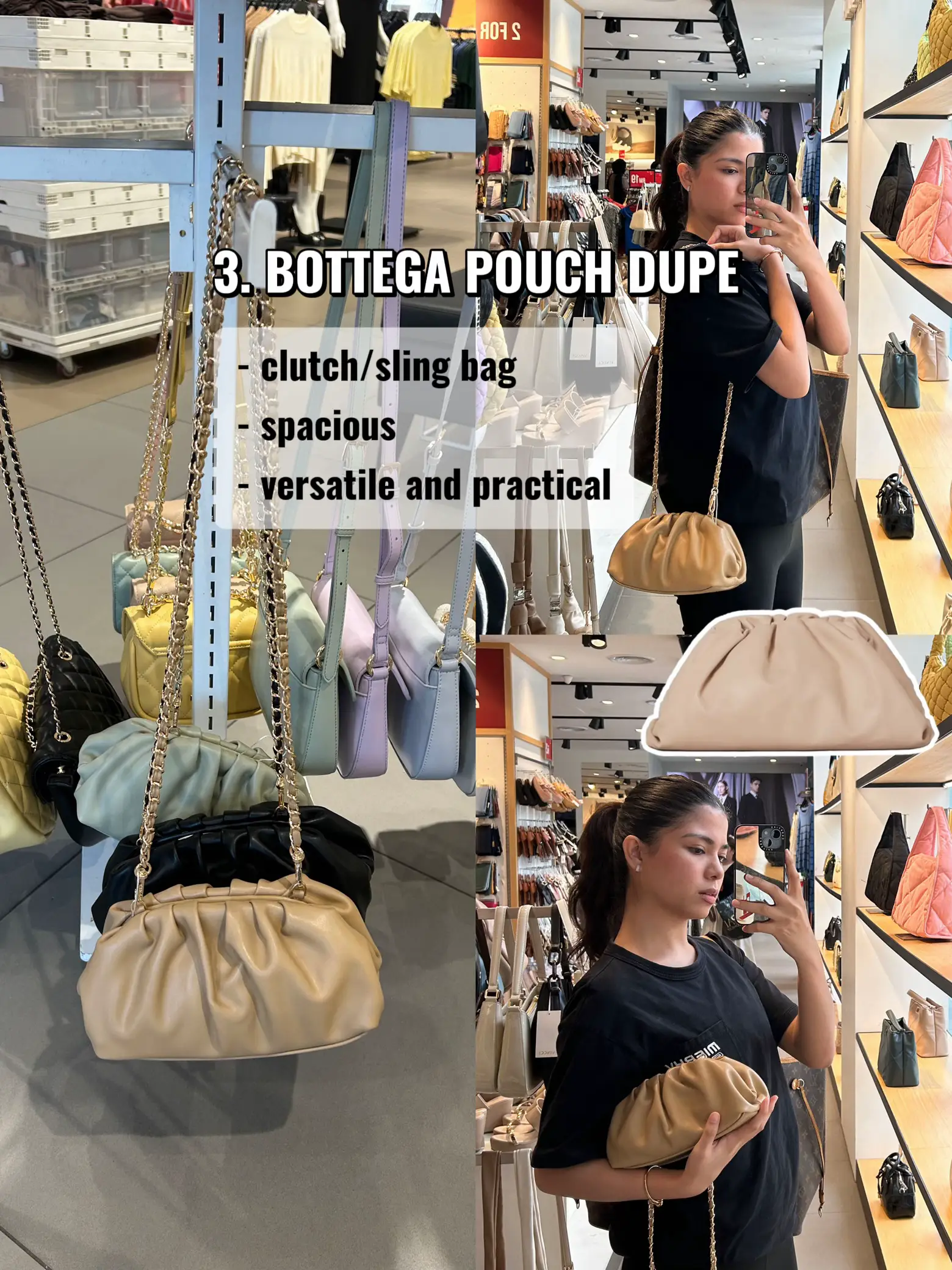 Pouch bag online dupe