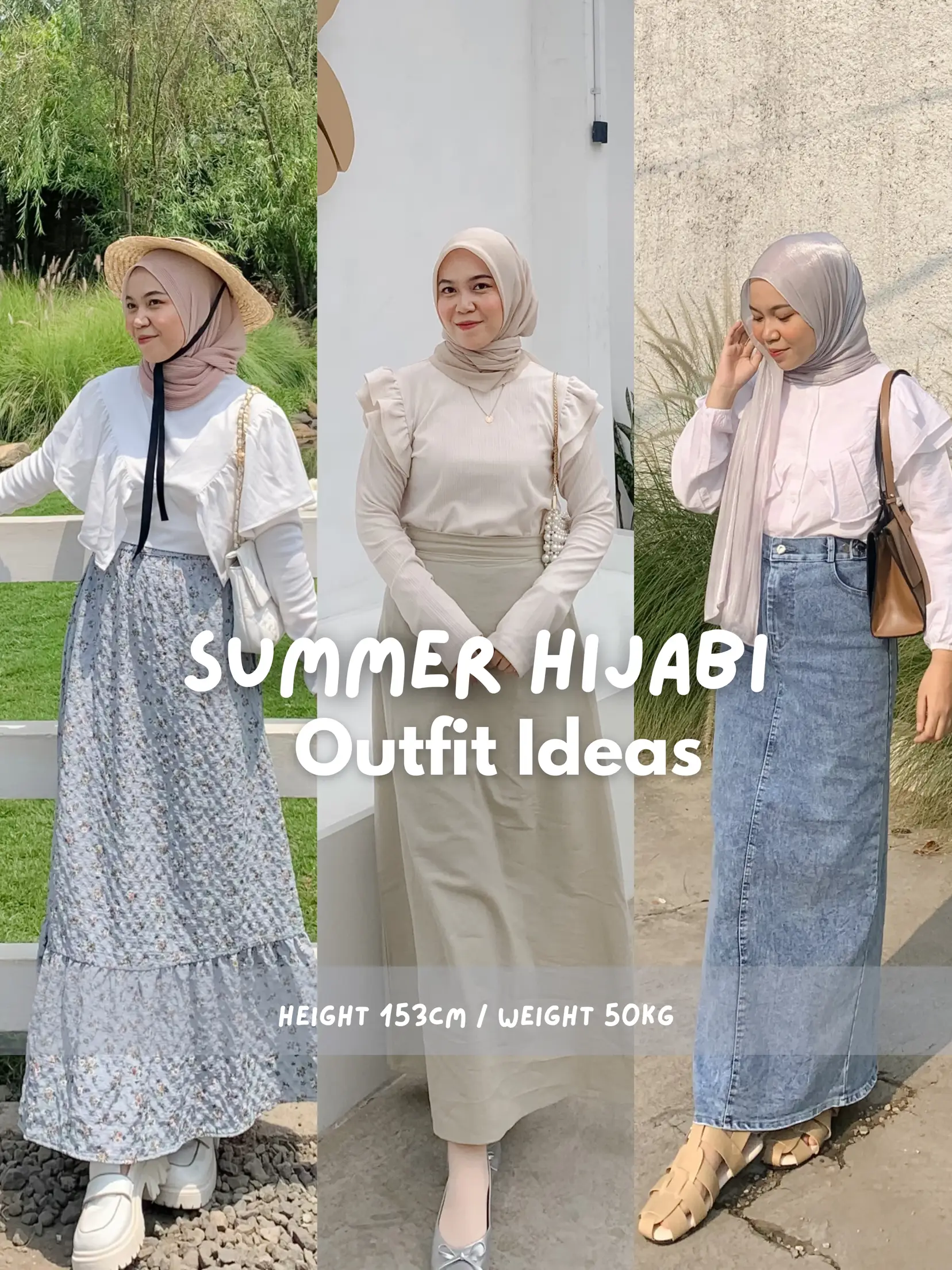 Tropical summer 2024 outfit hijab