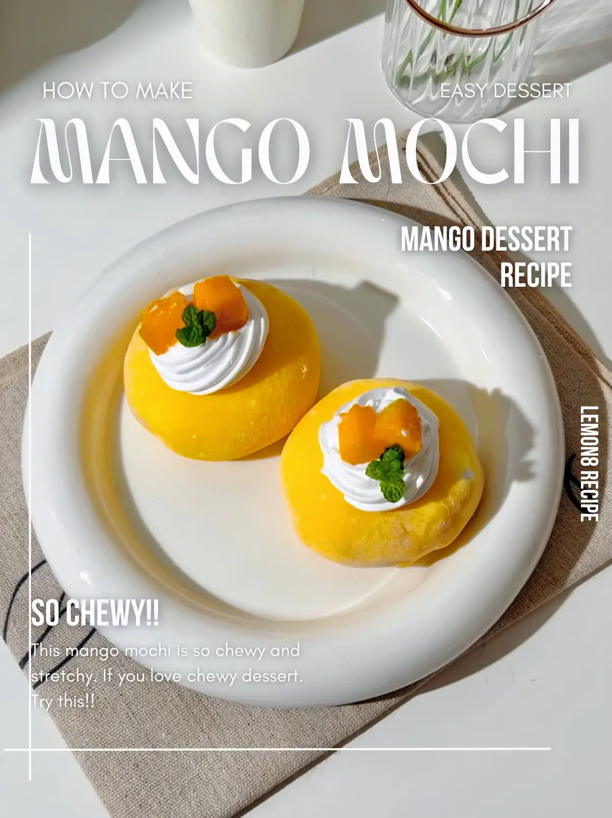 Mango mochi – Mochi Recipe