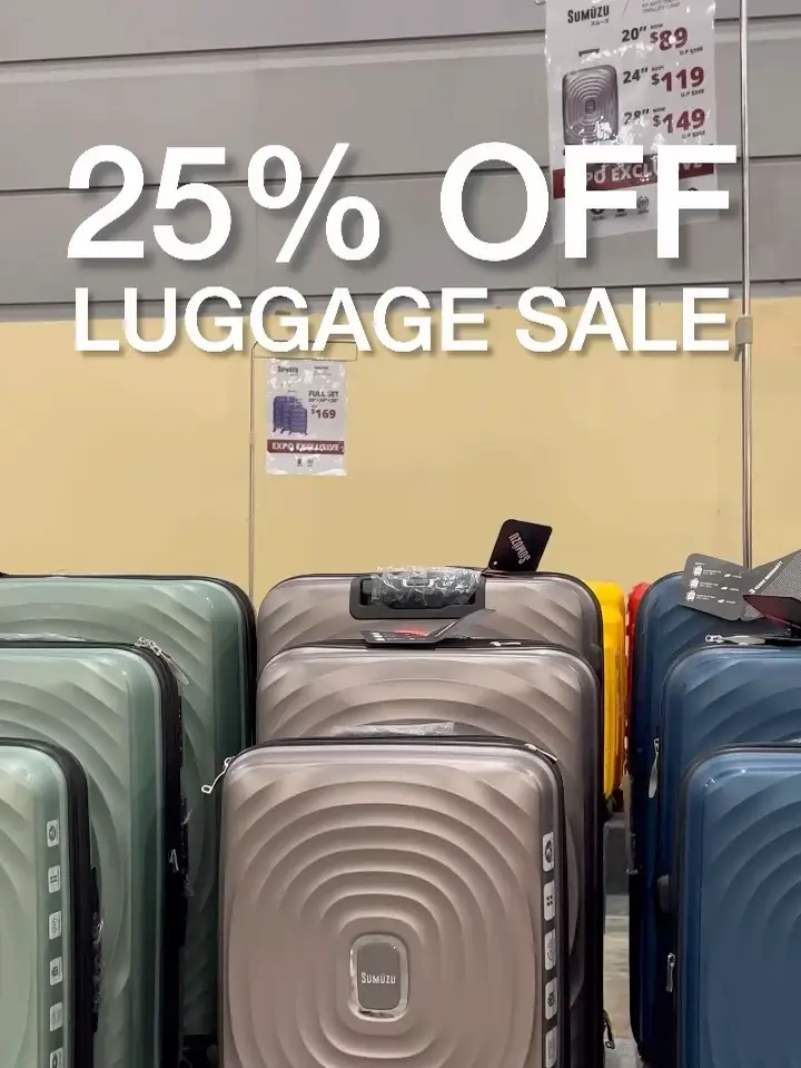ALL LUGGAGES ARE ON SALE🤑🤑🤑 Video published by Winter Time Lemon8